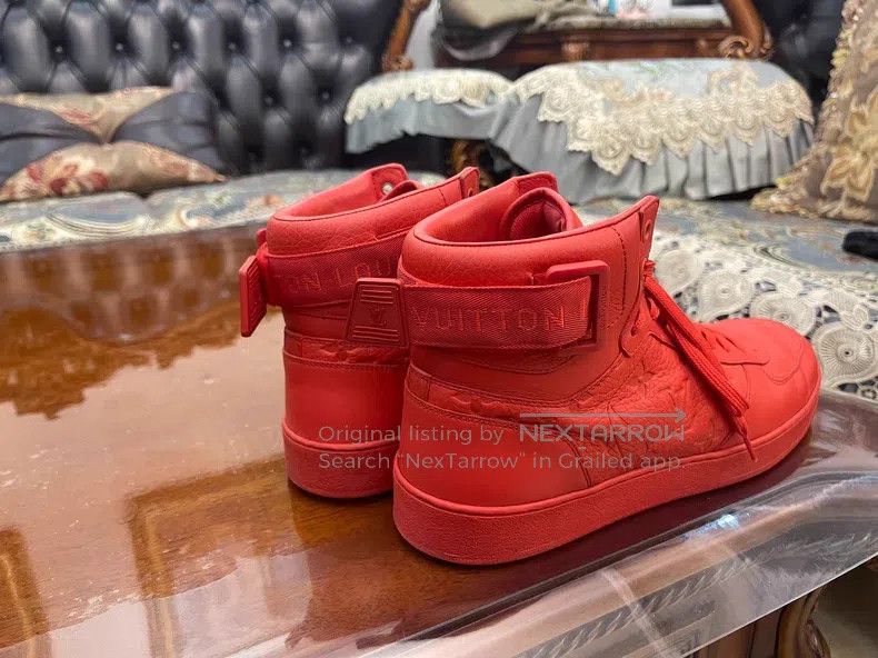 Louis Vuitton Louis Vuitton Litchi skin embossed logo design shoes Size US 7 / EU 40 - 3 Thumbnail