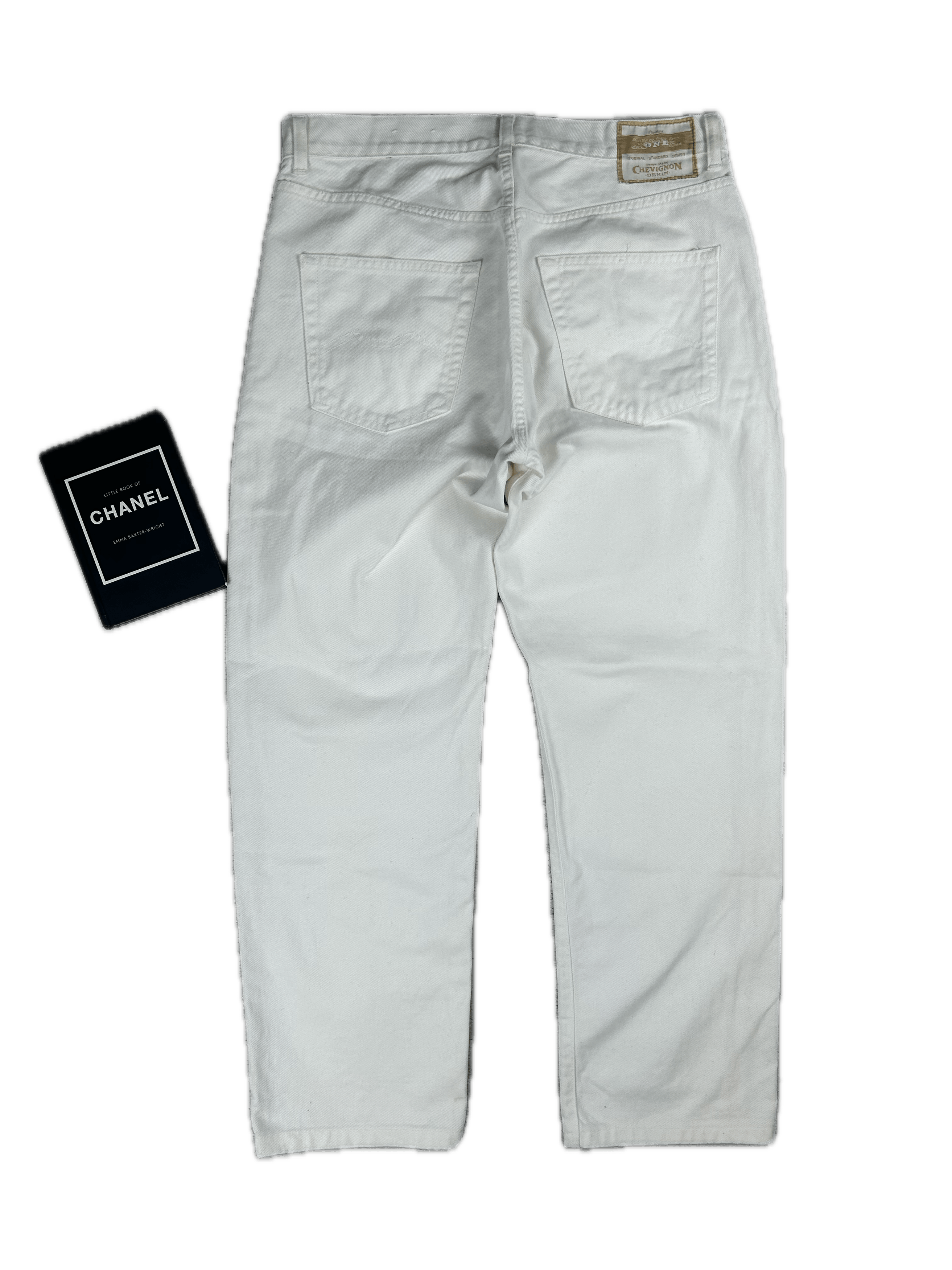 Chevignon × Vintage Chevignon vintage jeans White Straight Oldmoney Style Size US 36 / EU 52 - 1 Thumbnail
