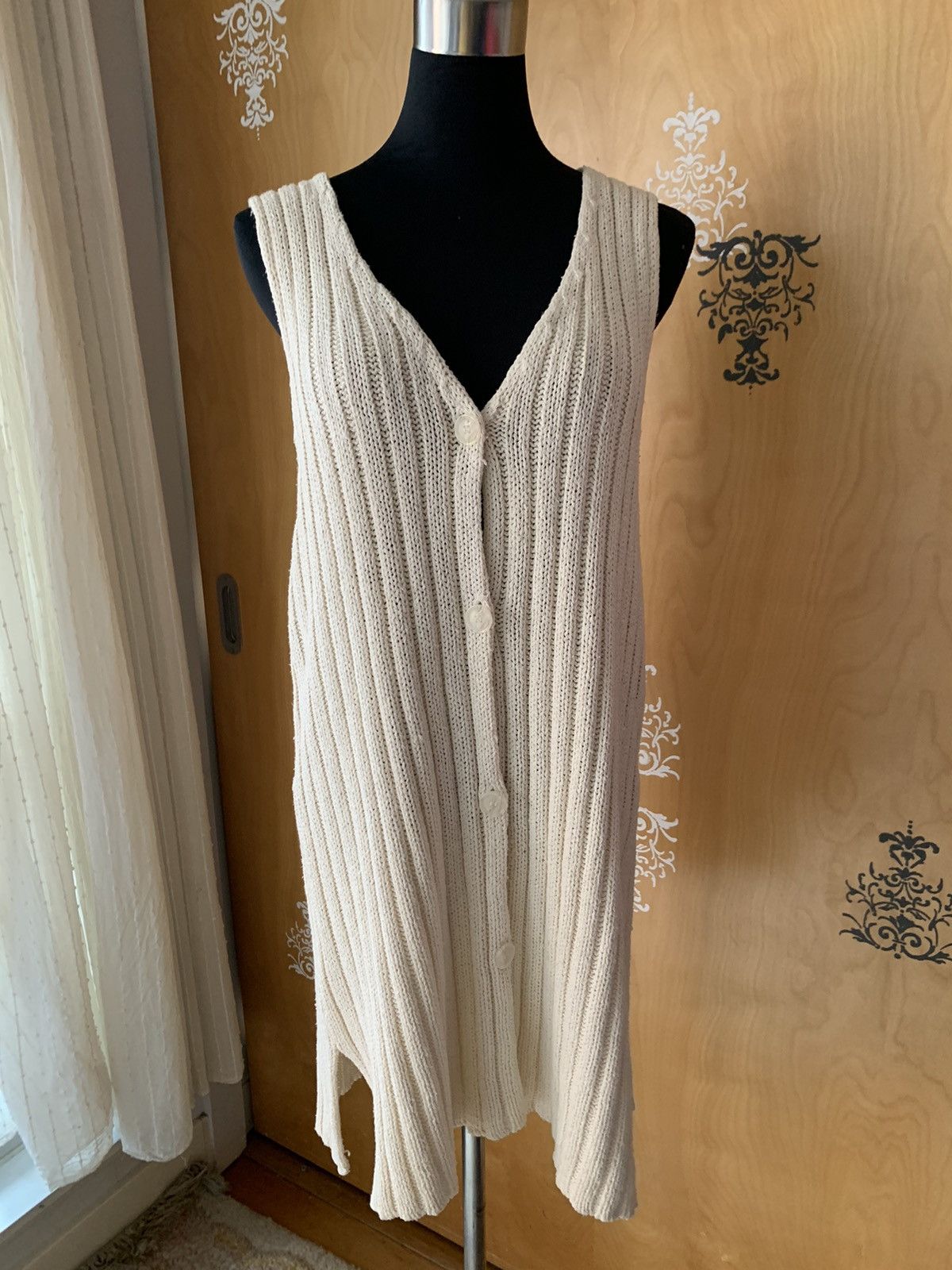 Club Monaco Rare Vintage 90s Club Monaco Long Sleeveless Knit Vest Size M / US 6-8 / IT 42-44 - 14 Thumbnail