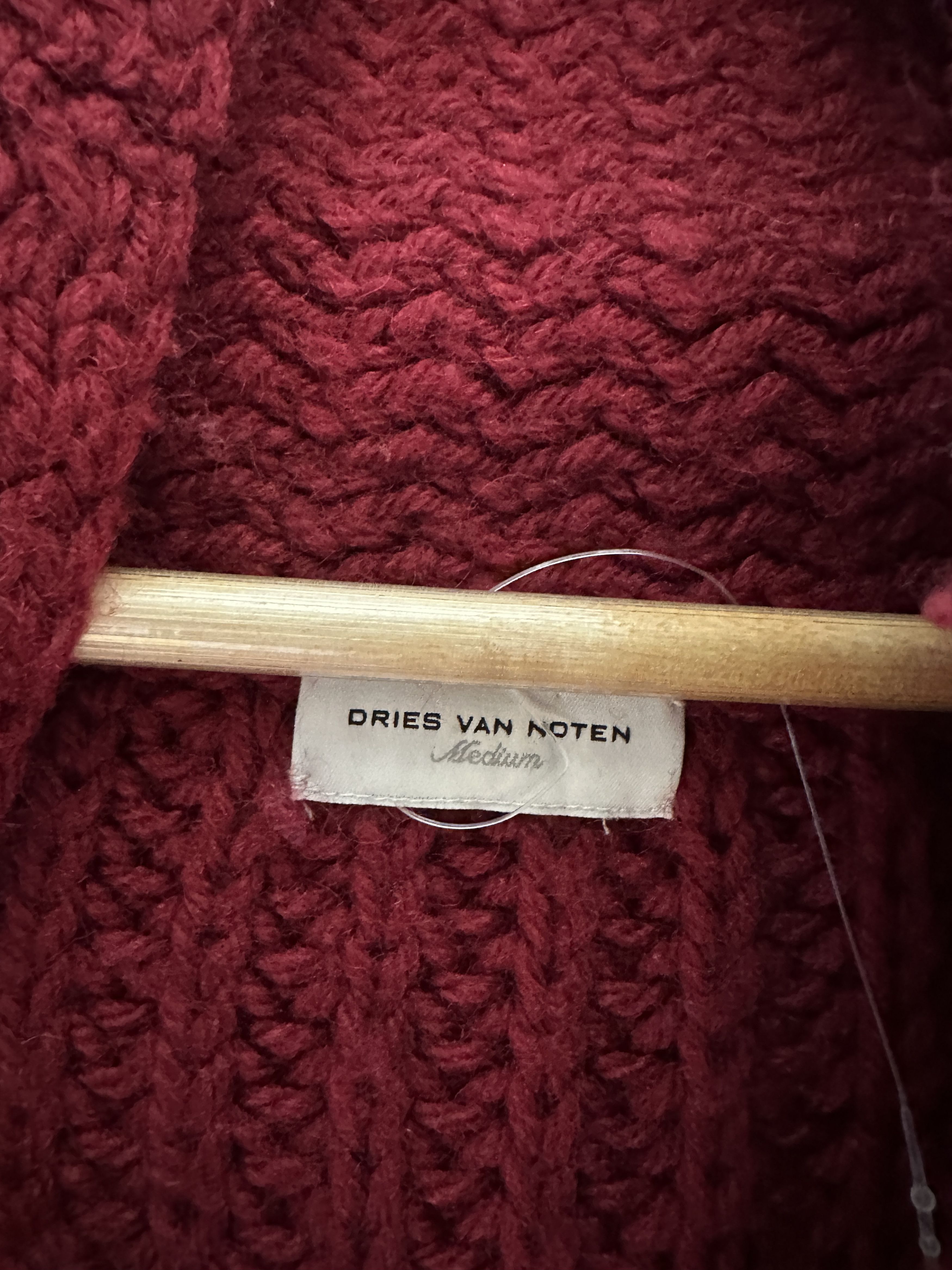 Dries Van Noten Dries Van Noten Chunky Knit Cardigan Size US S / EU 44-46 / 1 - 2 Thumbnail