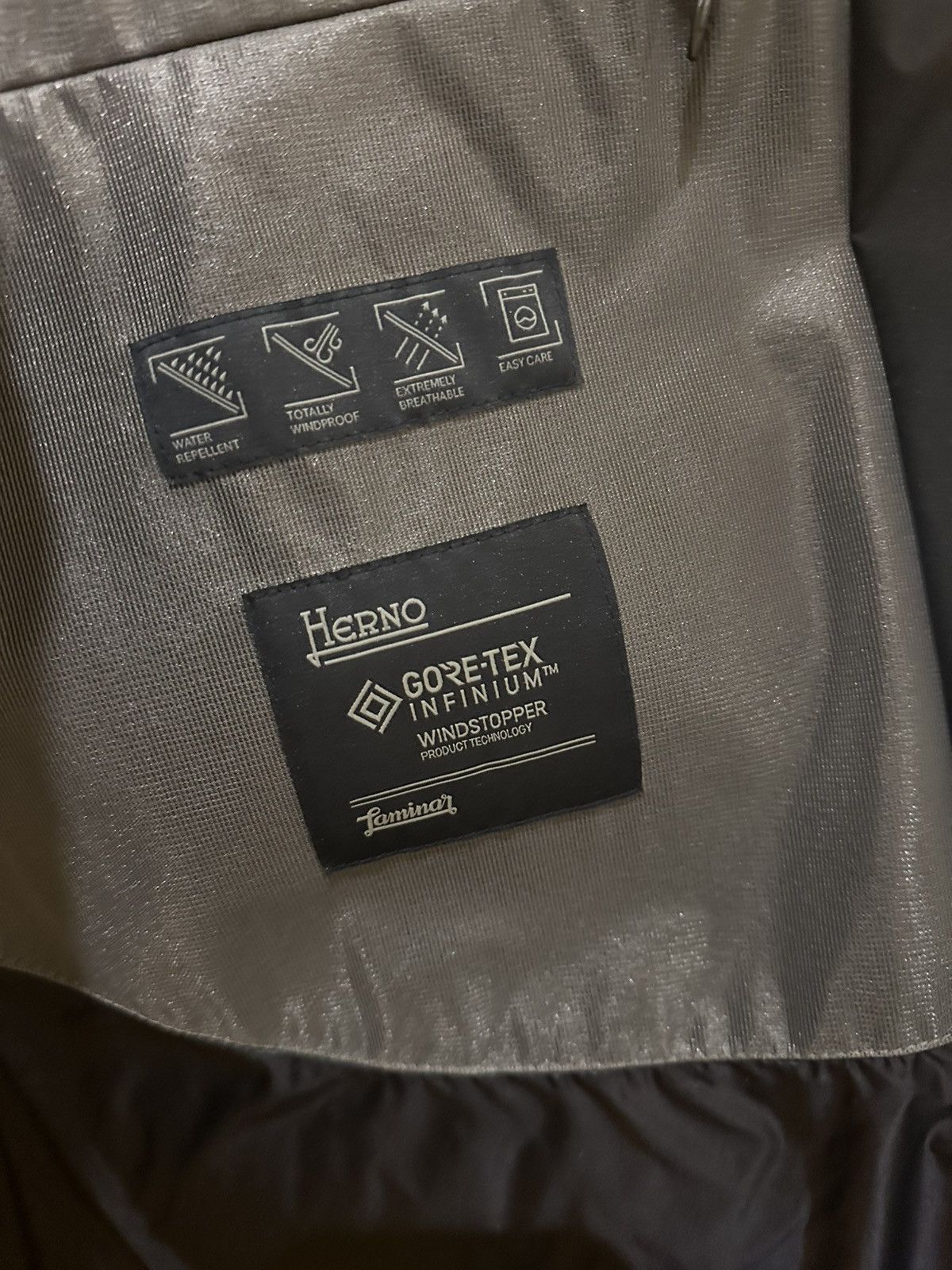 Herno Herno Laminar - Laminar GORE-TEX Down Hooded Jacket - Blue Size US XL / EU 56 / 4 - 7 Thumbnail