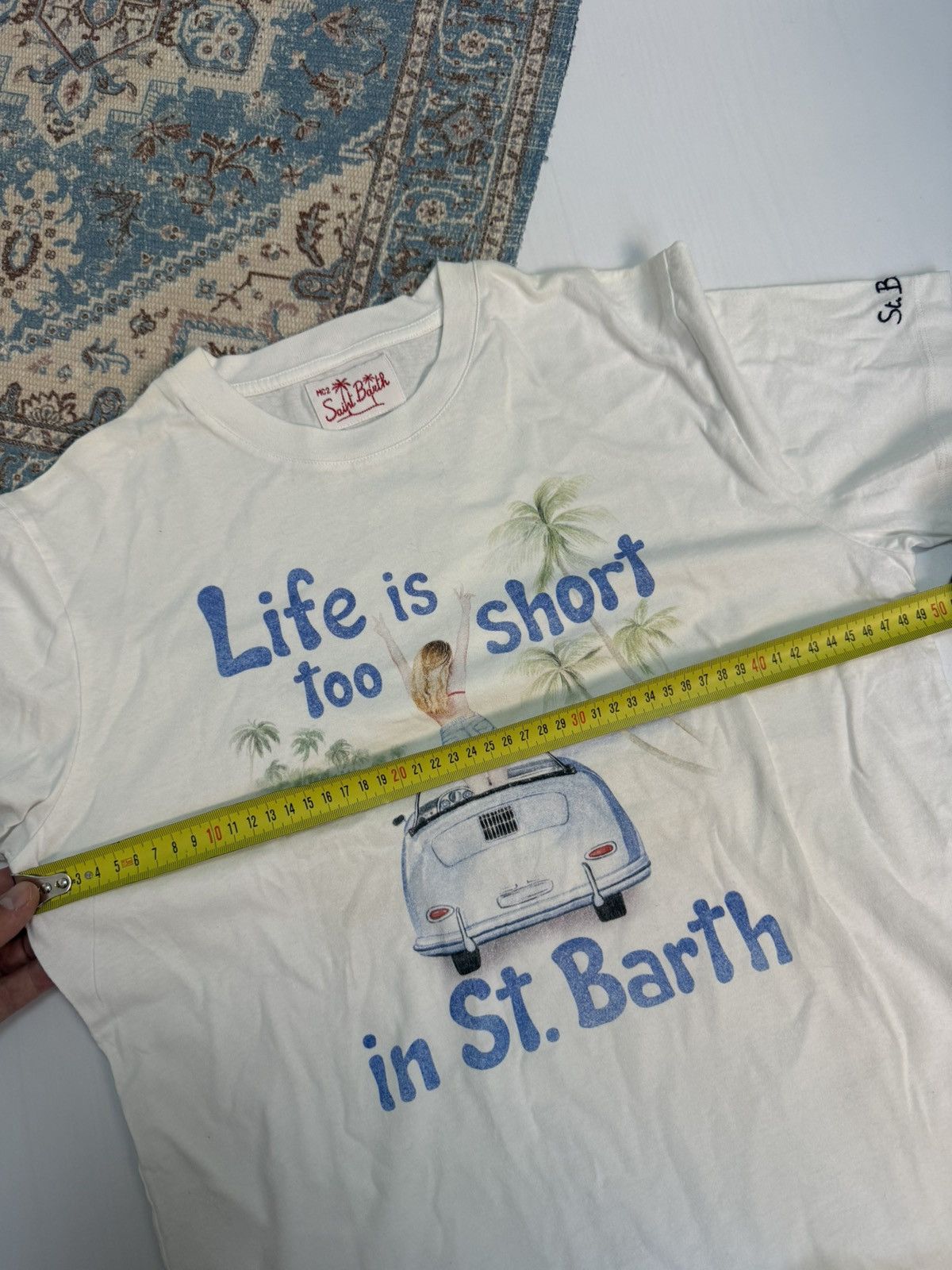 MC2 Saint Barth Mc2 Saint Barth “Life is too Short” T-shirt Size US S / EU 44-46 / 1 - 10 Thumbnail