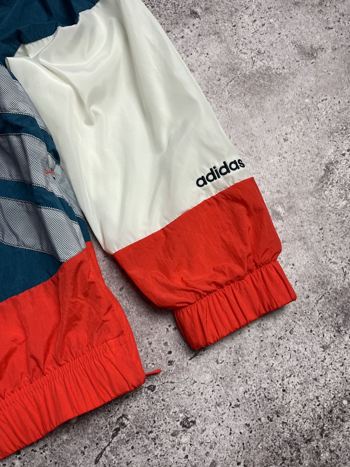 Adidas Adidas Originals V-Stripes Windbreaker Anorak Size US S / EU 44-46 / 1 - 4 Thumbnail