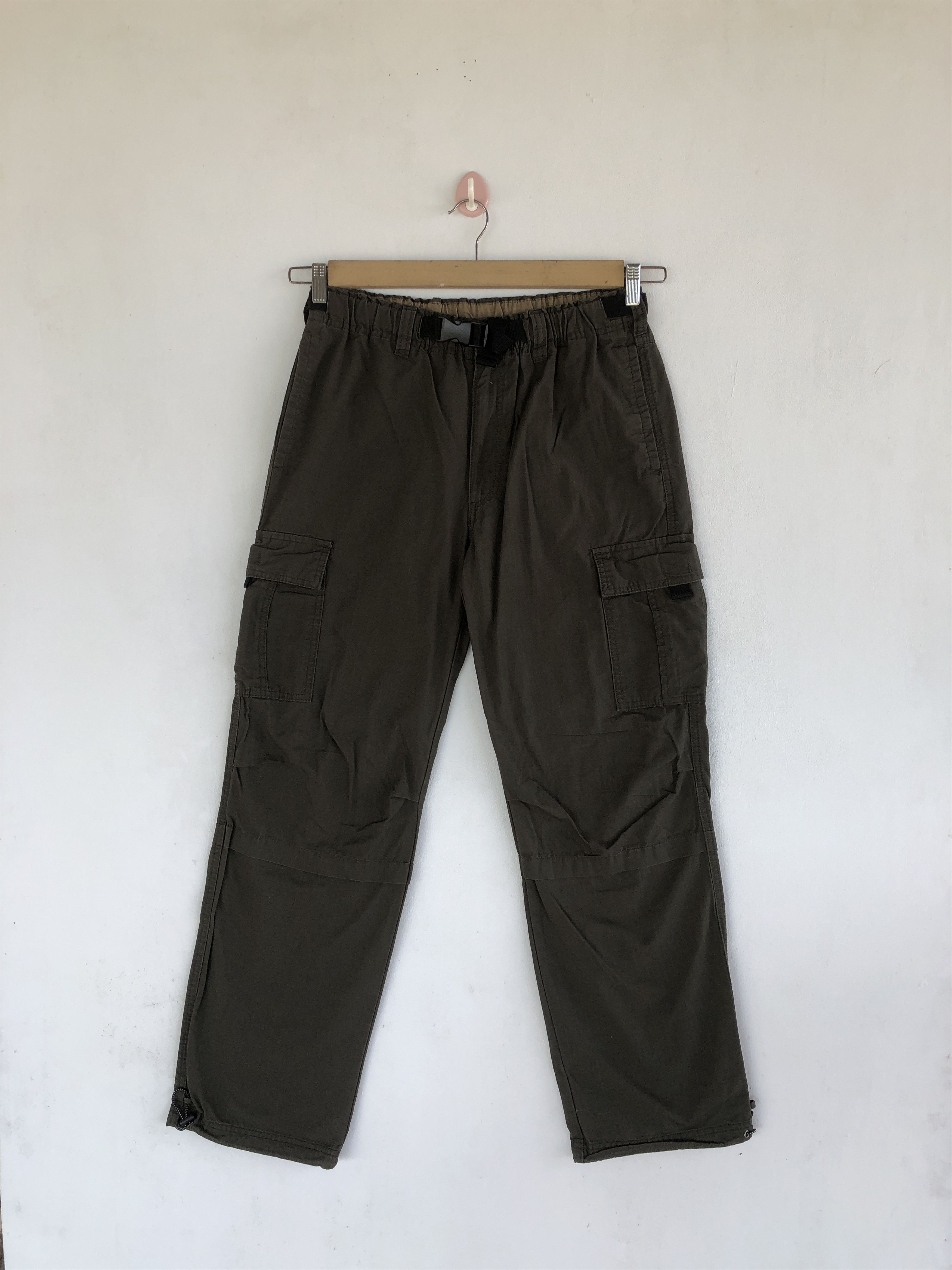 Japanese Brand Japanese Cargo Pants Drawstring Utility Parachute Trousers Size US 30 / EU 46 - 2 Thumbnail