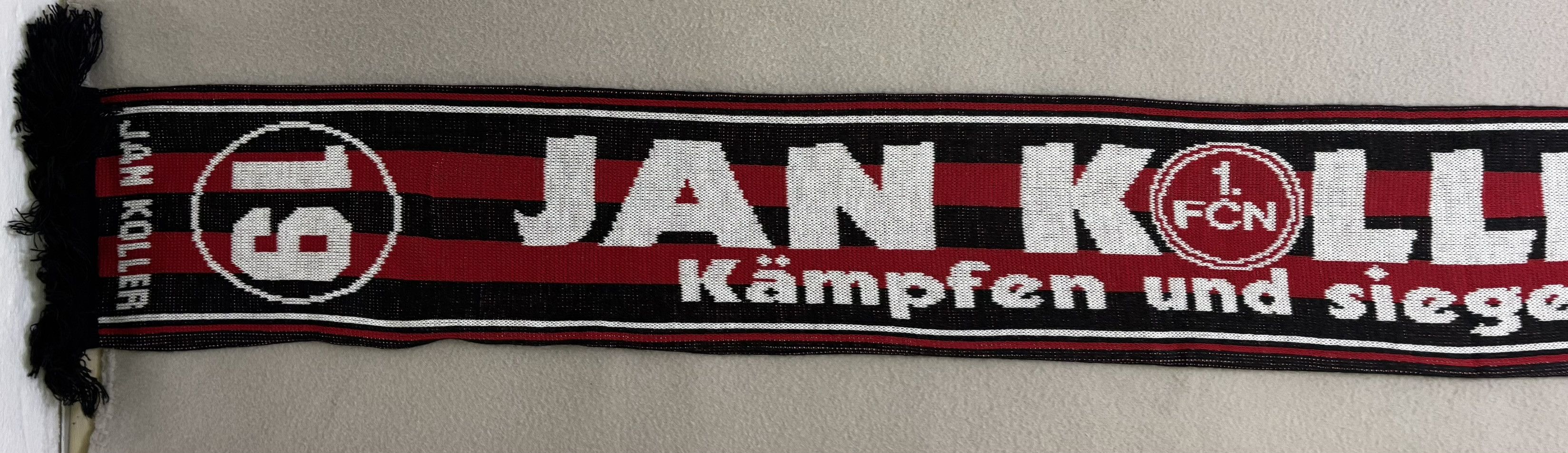Vintage 1. FC Nurnberg Jan Koller #19 Scarf Size ONE SIZE - 6 Thumbnail