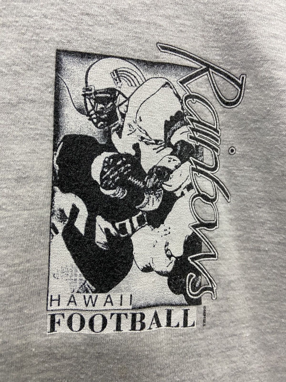 NFL VINTAGE RAINBOW HAWAII FOOTBALL DEPTULA TEE SHIRT Size US XL / EU 56 / 4 - 8 Thumbnail