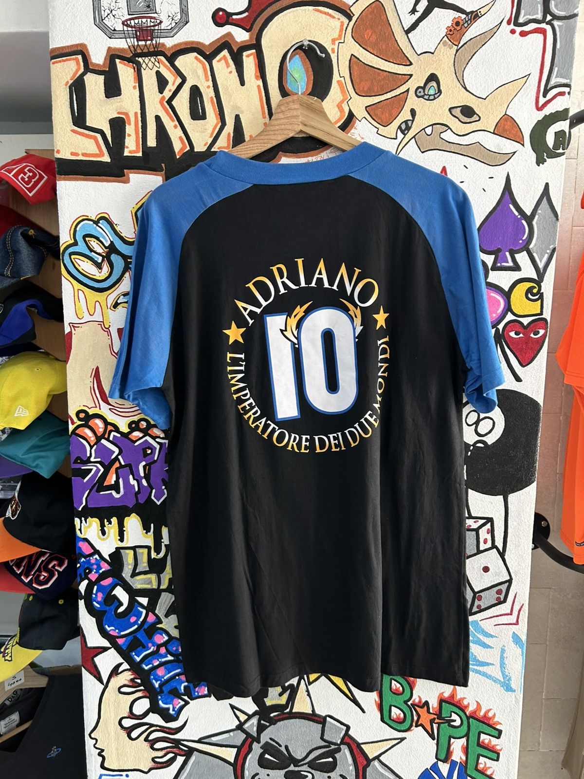 Vintage VTG Inter Adriano Jersey Size US XL / EU 56 / 4 - 2 Thumbnail