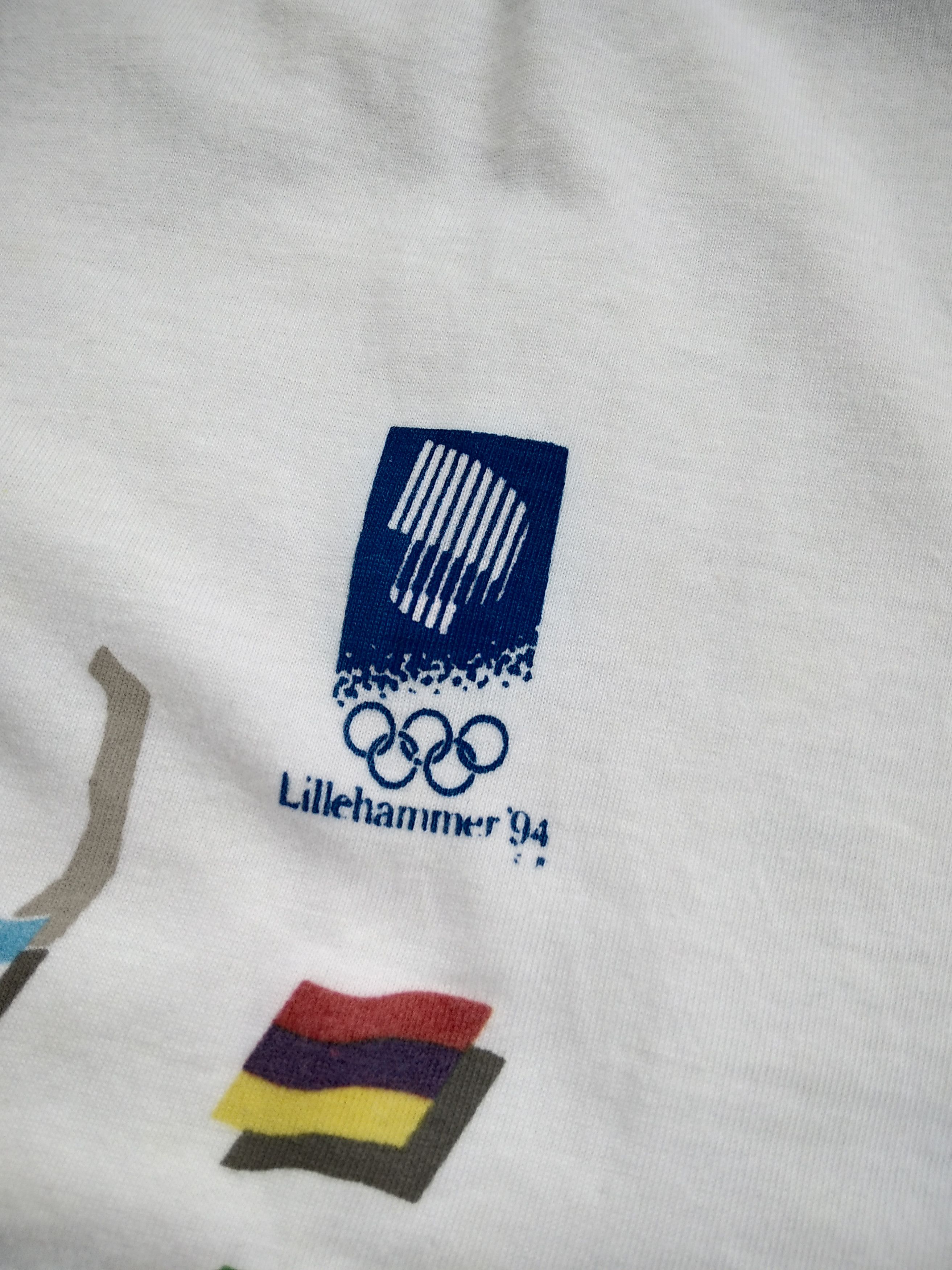 USA Olympics × Vintage VTG Lillehammer '94 Norge De XVII Olympiske Vinterleker Size US L / EU 52-54 / 3 - 3 Thumbnail