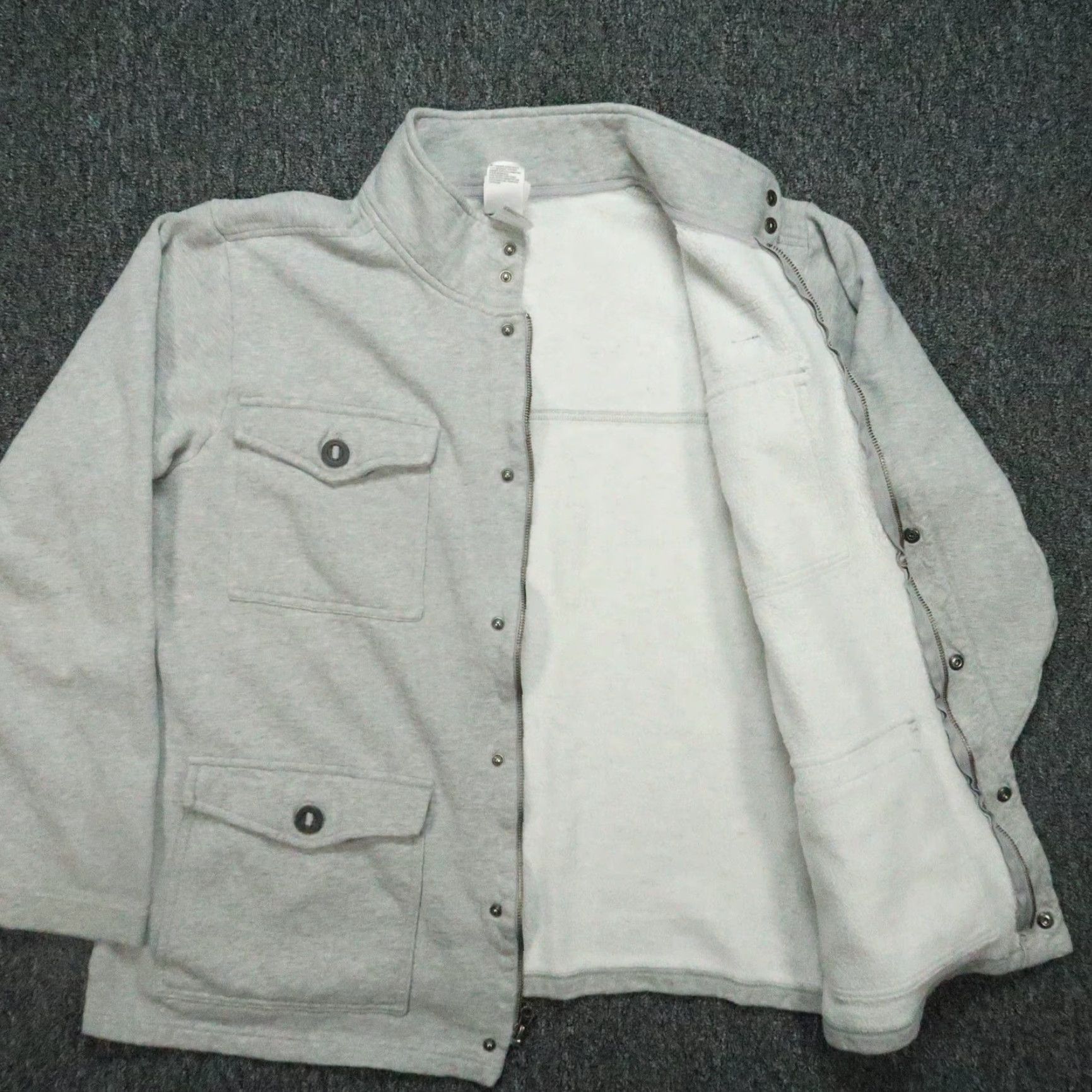 The North Face VINTAGE The North Face Jacket Mens XL Gray Sir Piko Field Chore Shacket XL Size US XL / EU 56 / 4 - 3 Thumbnail