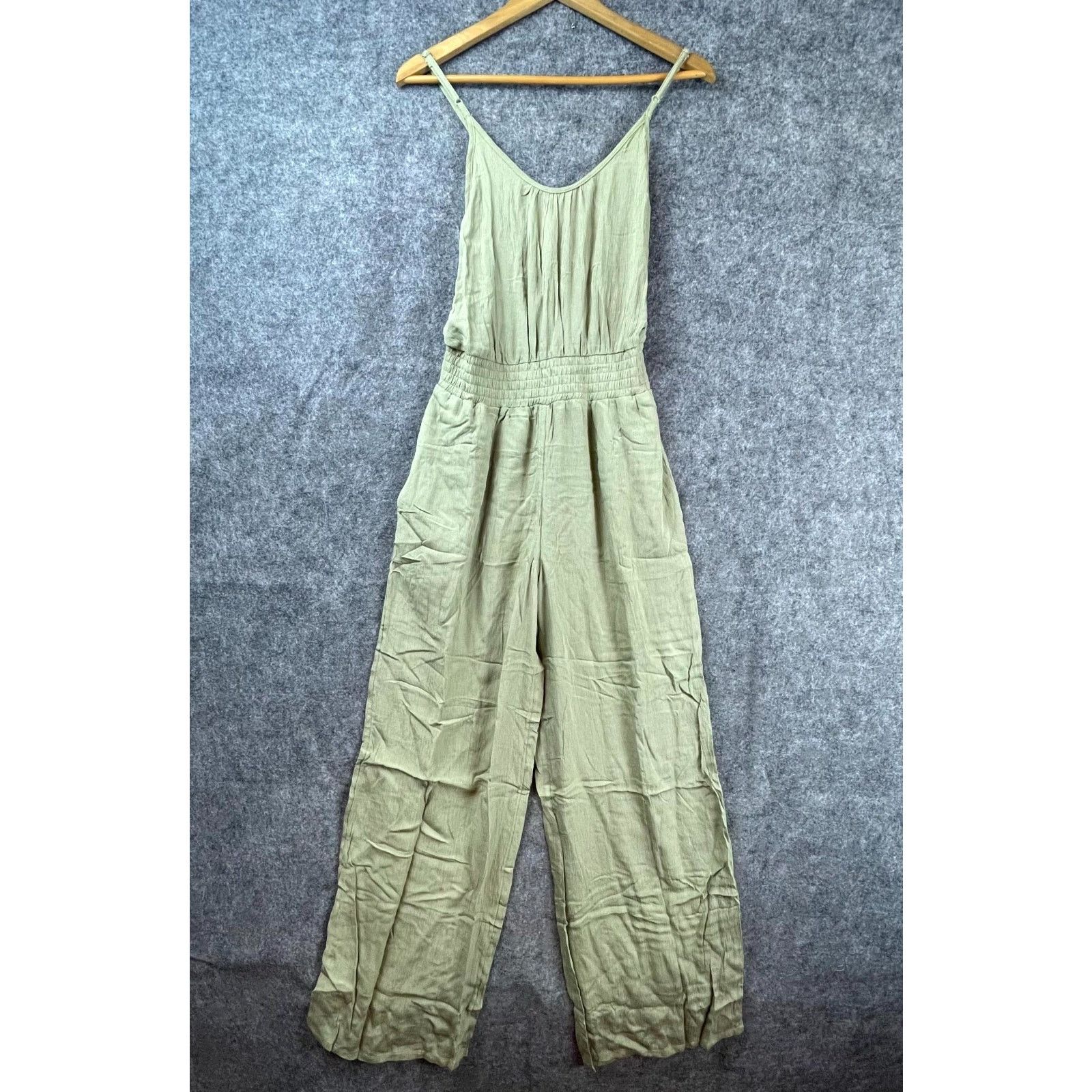 Prana prAna Fernie Wide Leg Jumpsuit Womens S Sweet Agave Light Size 27" / US 4 / IT 40 - 2 Thumbnail