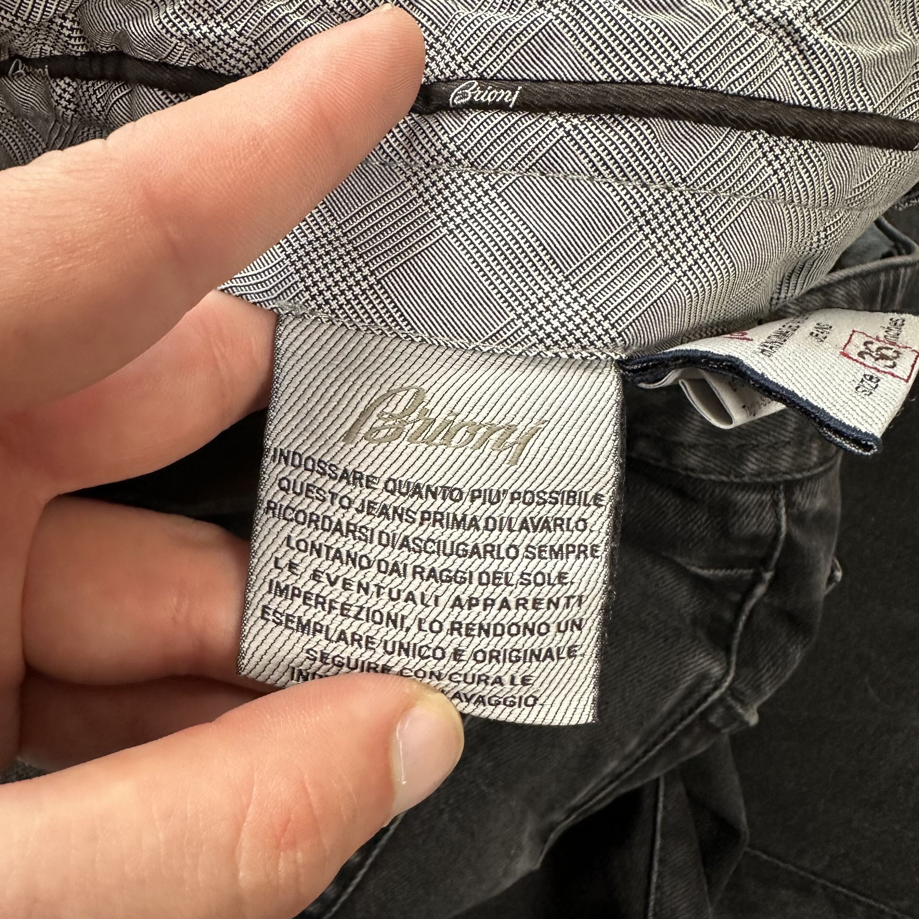 Brioni BRIONI DENIM TAPER JEANS SIZE 36 Size US 32 / EU 48 - 13 Thumbnail