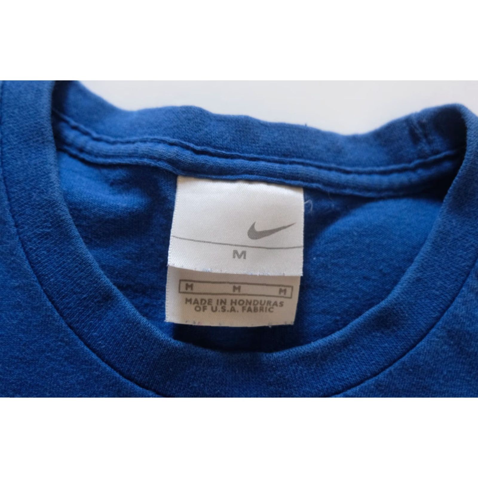 Nike VINTAGE Nike JUST DO IT BOX LOGO VTG Y2K RETRO BLUE FUZZY GRAPHIC T SHIRT MEN SZ M 2009 Size US M / EU 48-50 / 2 - 6 Thumbnail