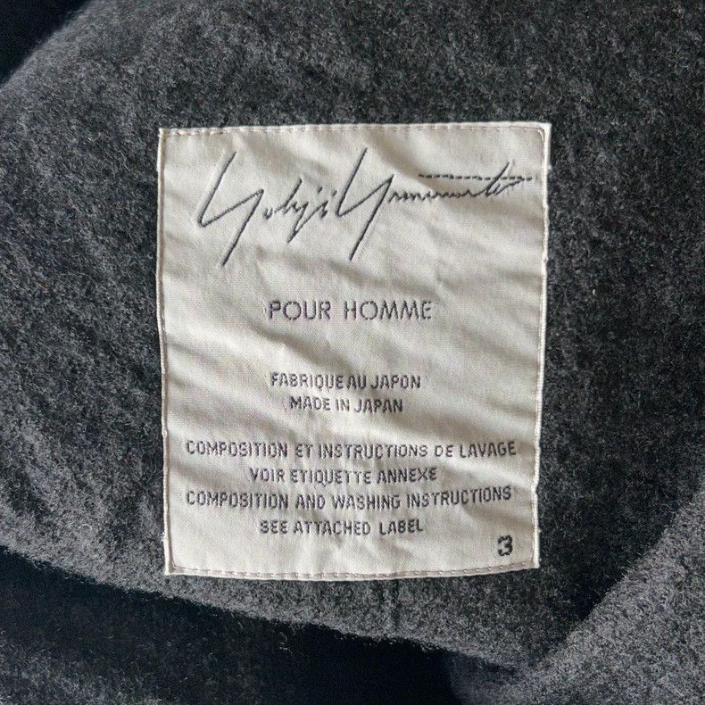 Yohji Yamamoto Yohji Yamamoto Yohji Yamamoto Black Wool Blazer Jacket Size US M / EU 48-50 / 2 - 5 Thumbnail