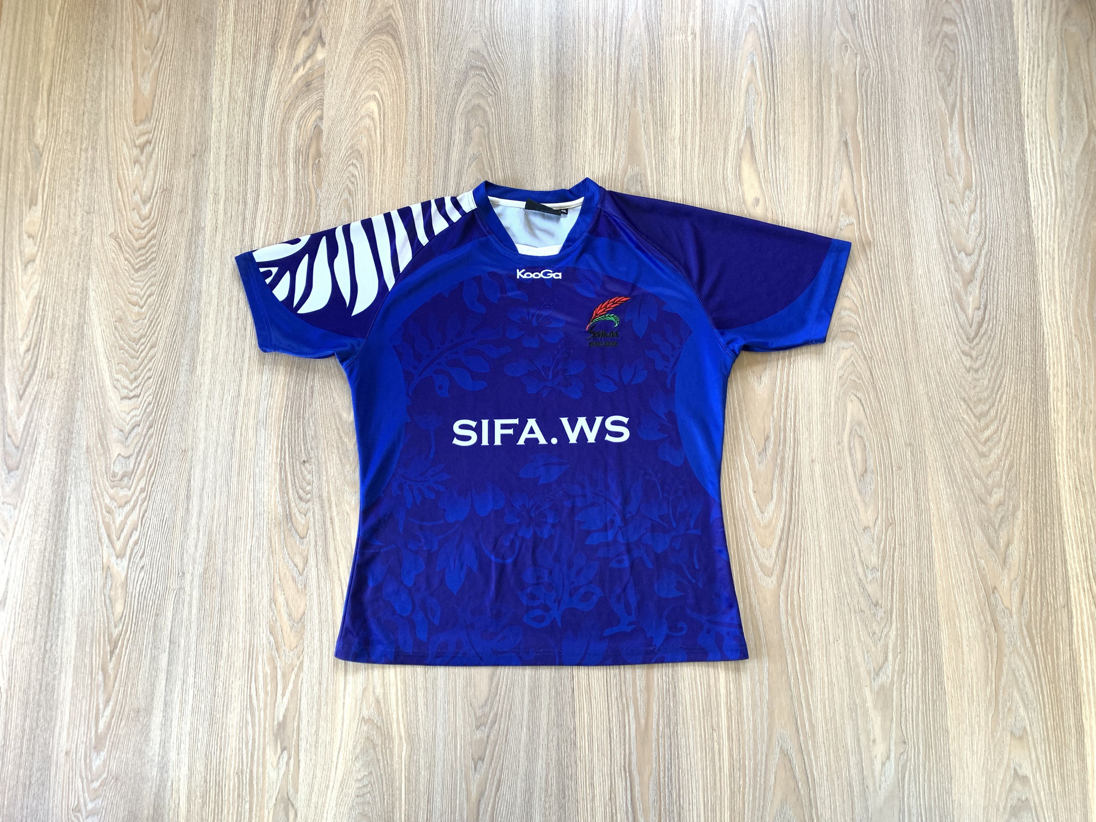 Vintage Vintage Samoa Rugby Union Home Kooga Jersey Size US XXL / EU 58 / 5 - 1 Thumbnail