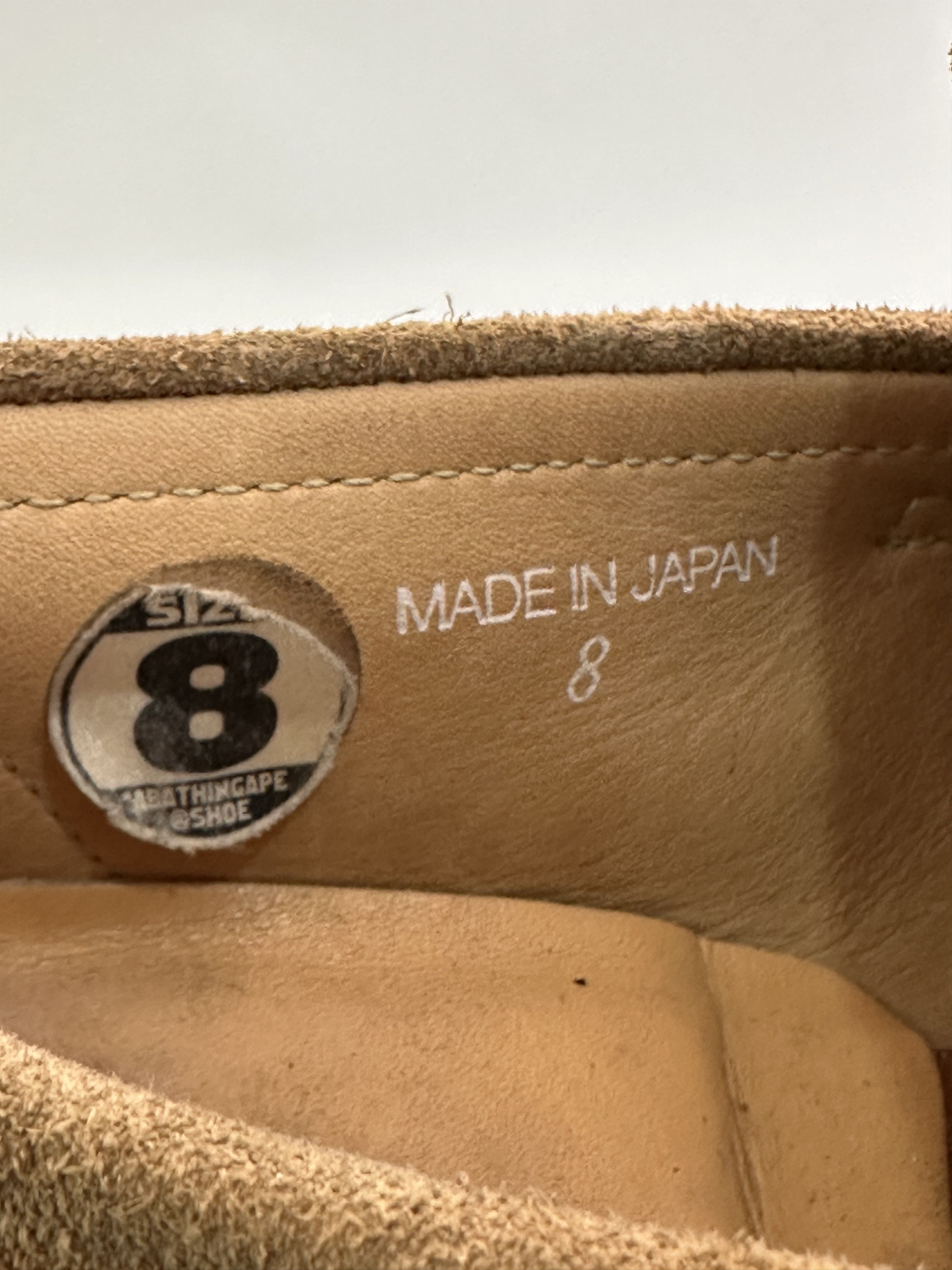 Bape A Bathing Ape Brown Suede Made in Japan Tassel Loafer Size 8 Size US 8 / EU 41 - 7 Thumbnail