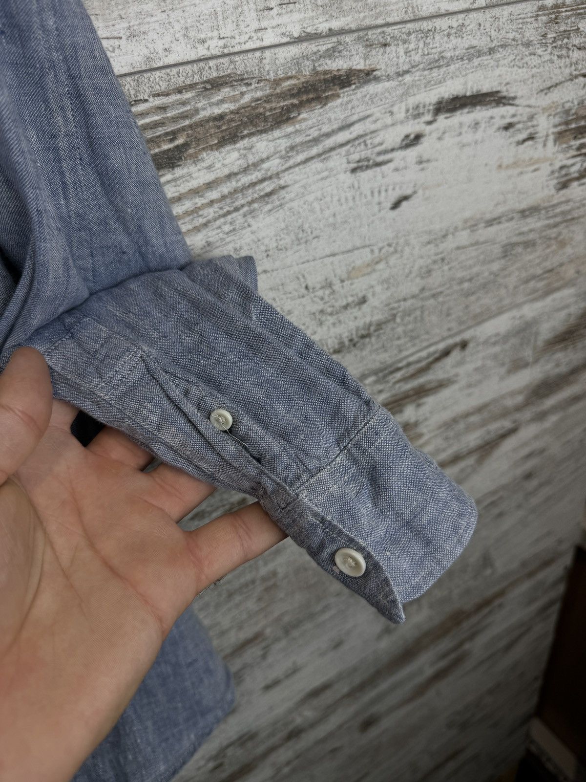 Allsaints × Japanese Brand Mens AllSaints Reaper LS Shirts button up linen luxury Size US S / EU 44-46 / 1 - 5 Thumbnail