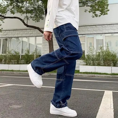 Jean Skateboard Baggy Carpenter Denim Jeans Cargo y2k Size US 34 / EU 50 - 2 Thumbnail