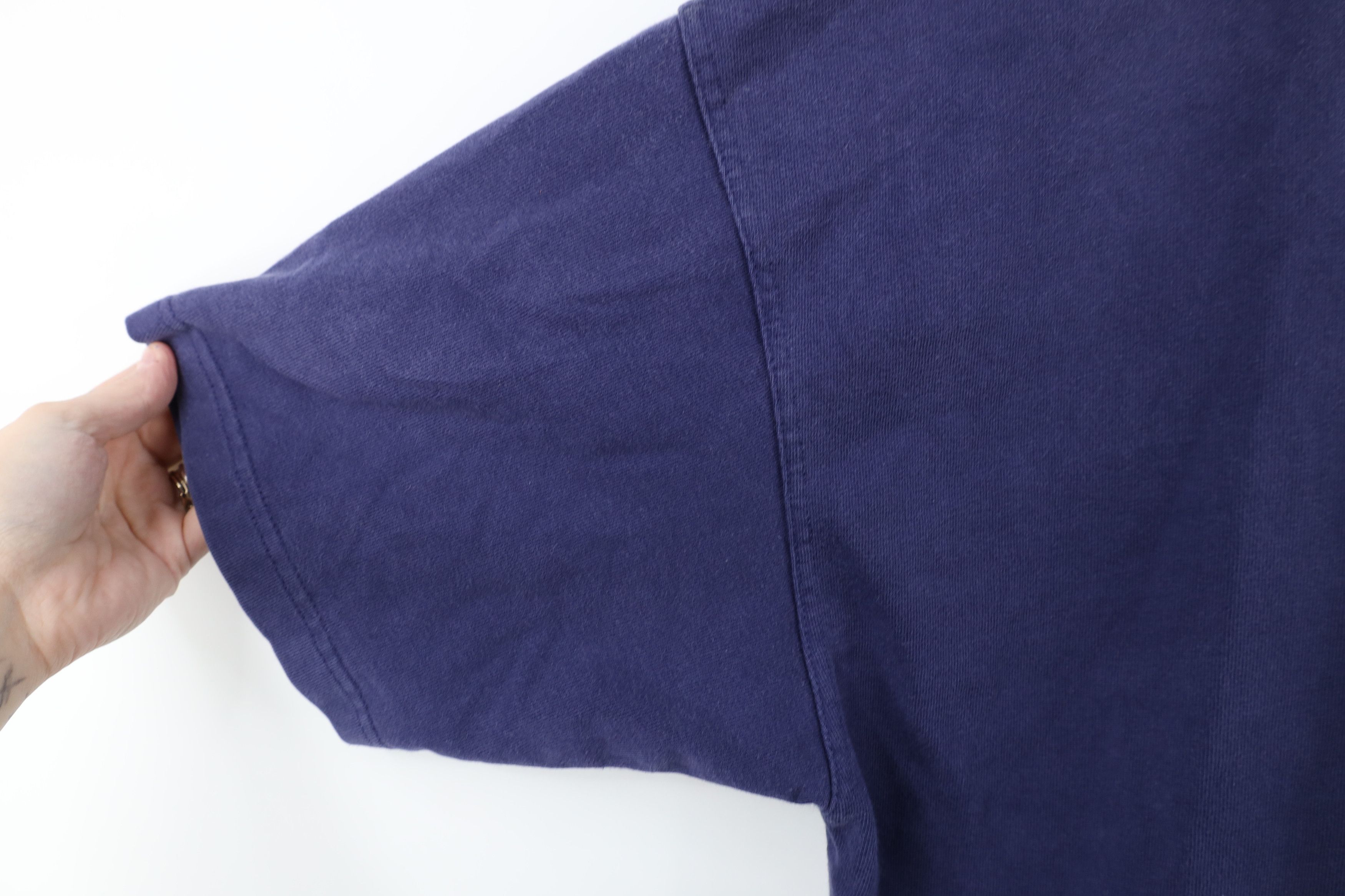 Reebok × Vintage Vintage 90s Reebok Spell Heavyweight Rugby Polo Shirt Blue Size US XL / EU 56 / 4 - 7 Thumbnail