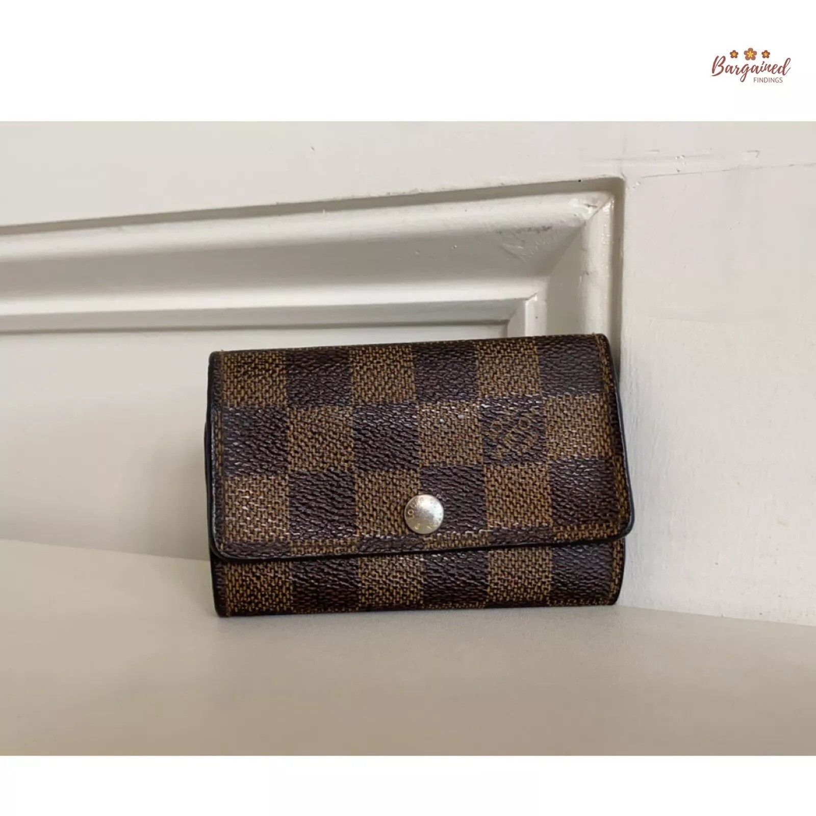 Louis Vuitton Louis Vuitton Damier Ebene Canvas Leather 6 Key Holder Size ONE SIZE - 13 Thumbnail