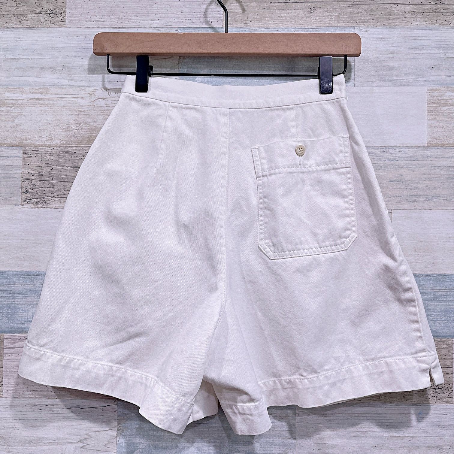 Banana Republic × Vintage BANANA REPUBLIC Vintage Safari Shorts White Womens 2 Size 26" / US 2 / IT 38 - 4 Thumbnail