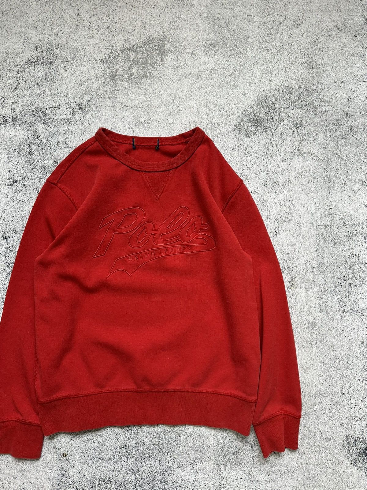 Polo Ralph Lauren Vintage Polo Ralph Lauren Sweatshirt Logo Red Fit Size M / US 6-8 / IT 42-44 - 3 Thumbnail