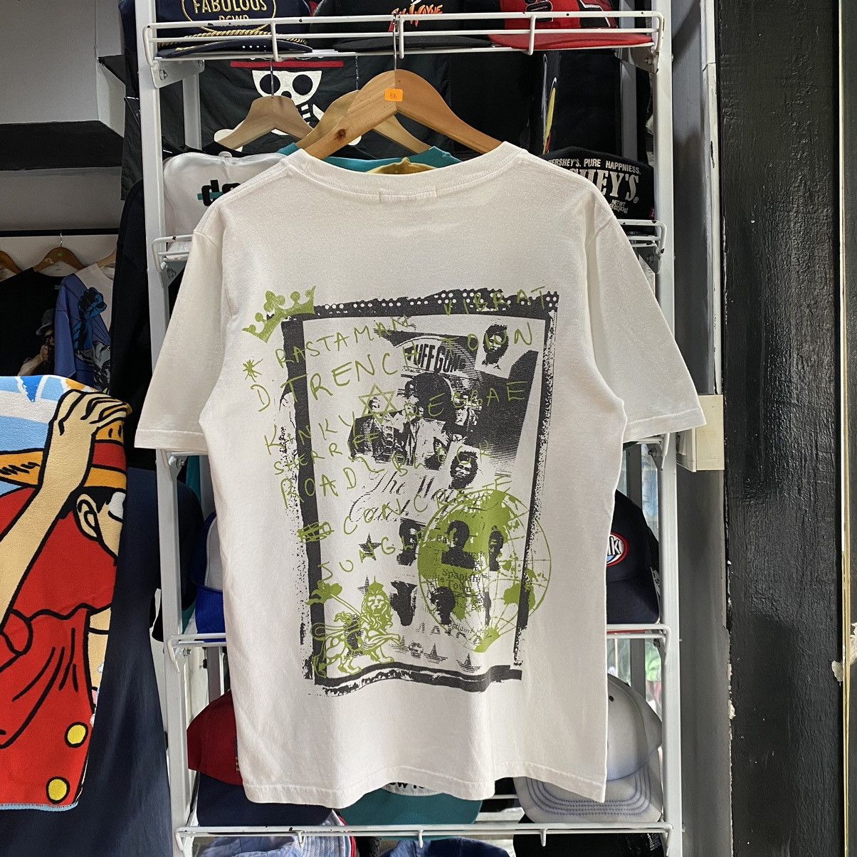 image of Vintage 291295 Homme From Jamaica Tshirt in White, Men's (Size Large)