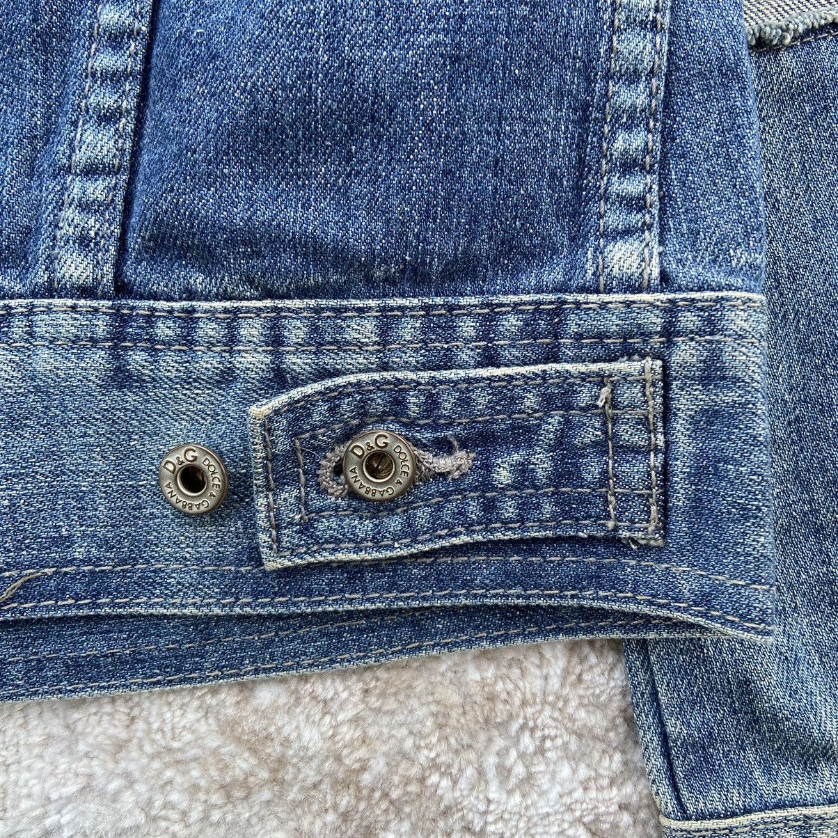 Dolce & Gabbana AW04 Dolce & Gabbana Reconstructed Denim Jacket Size US L / EU 52-54 / 3 - 16 Thumbnail