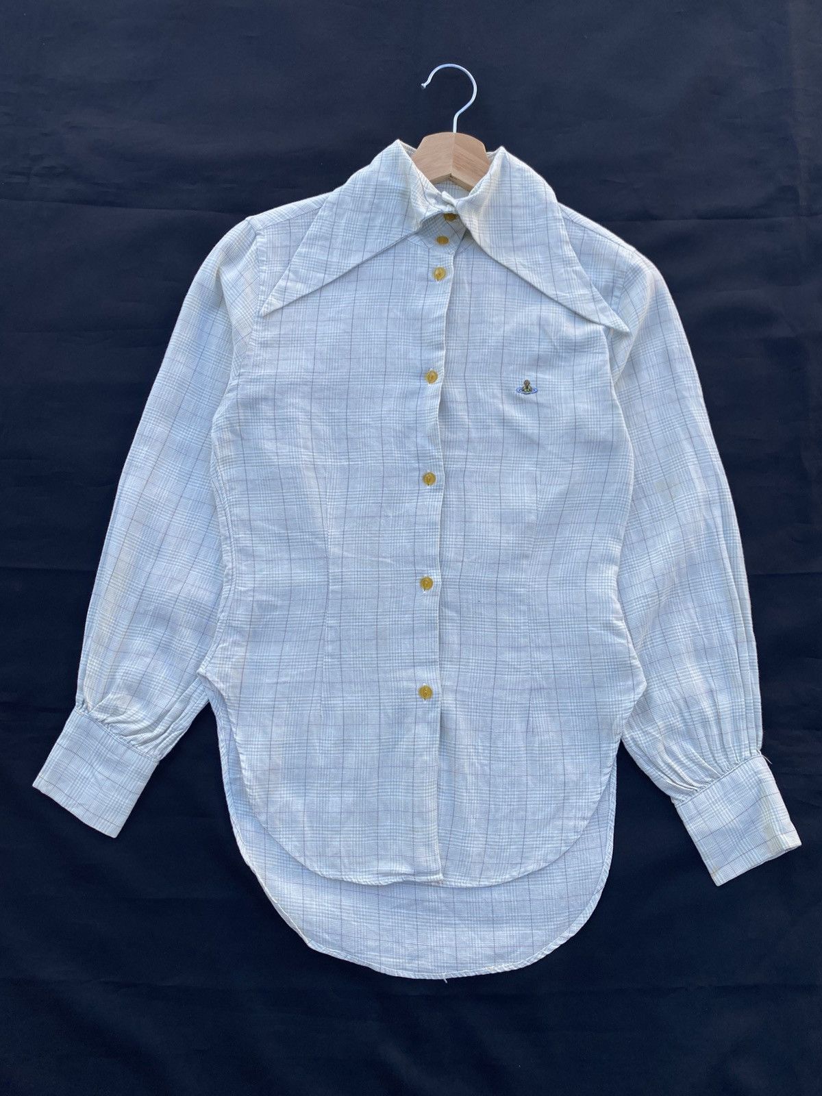 Vivienne Westwood Rare Vintage Vivienne Westwood Women Buttons Up Collar Shirt Size S / US 4 / IT 40 - 1 Thumbnail