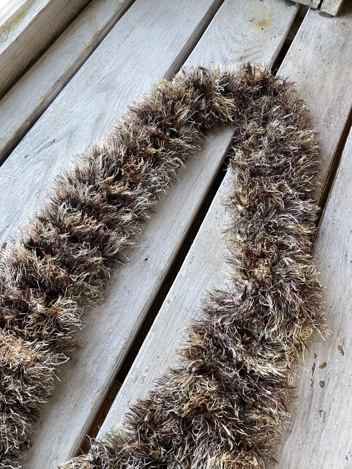 Japanese Brand × Vintage Avant Garde japanese fuzzy mohair Opium scarf vintage y2k Size ONE SIZE - 3 Thumbnail