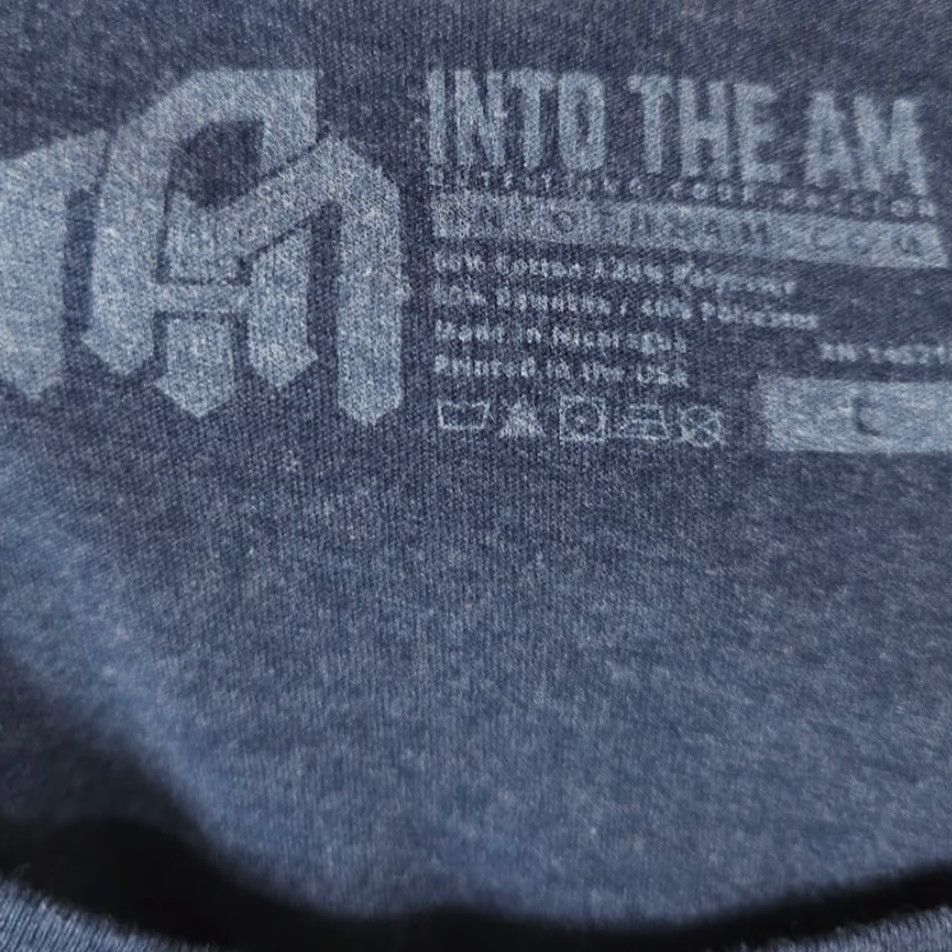 Vintage VINTAGE? No, it's not vintage. Mountain Camping T Shirt Mens Size Large Blue Moonlight Into The AM Nature Tee Size US L / EU 52-54 / 3 - 7 Thumbnail
