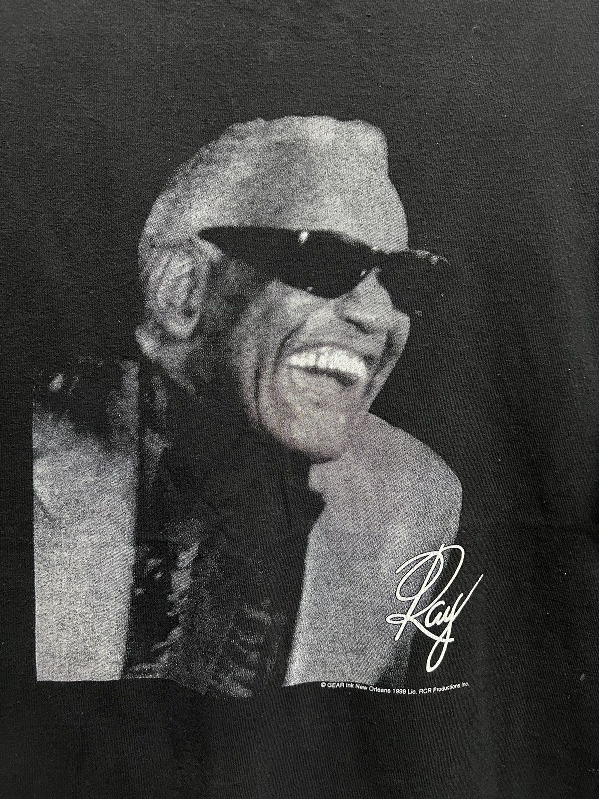 Band Tees × Vintage Vintage 90’s Ray Charles Blues Jazz Tee Size US L / EU 52-54 / 3 - 2 Thumbnail