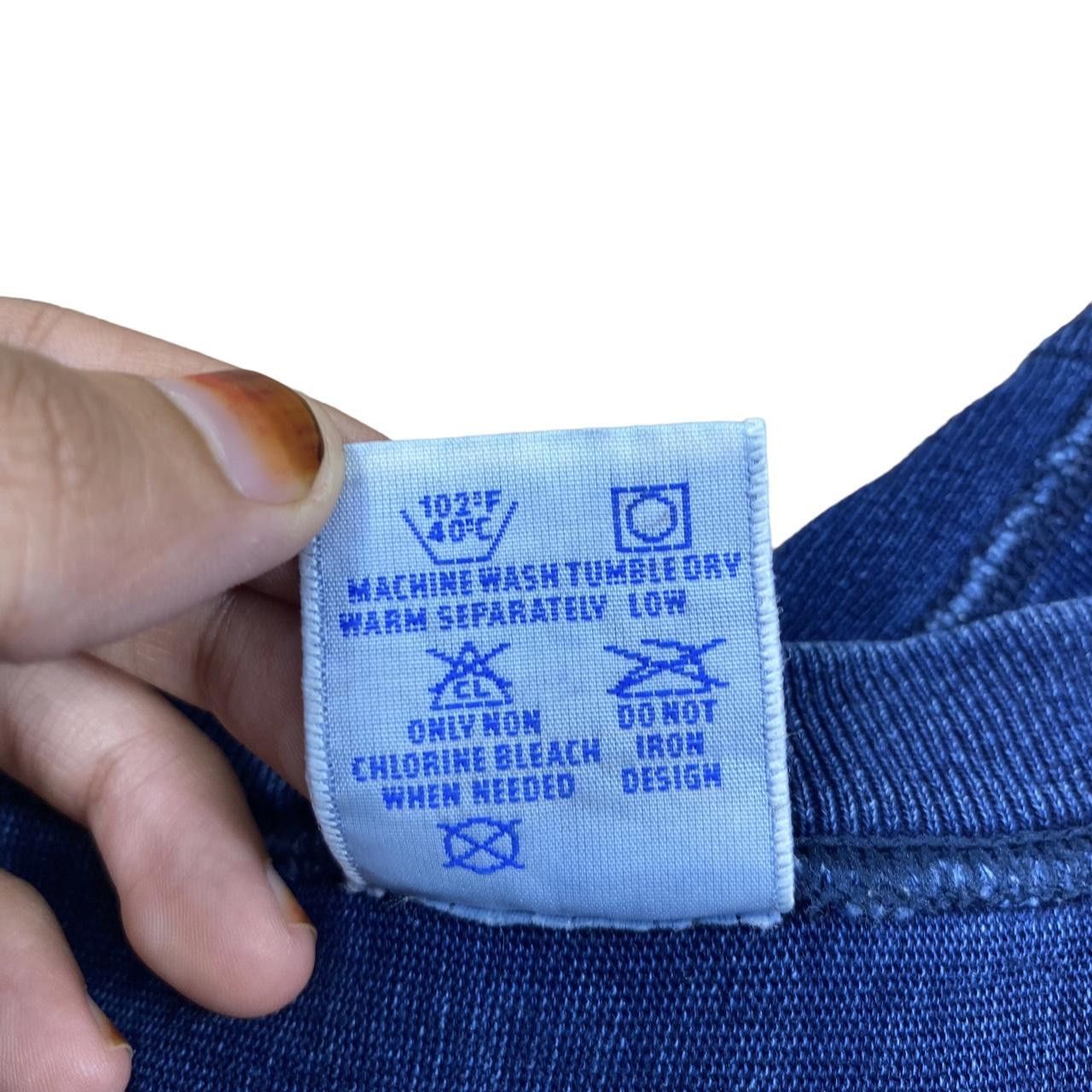 Champion Vintage 90’ CHAMPION REVERSE WEAVE Indigo Tee Shirt Size US L / EU 52-54 / 3 - 6 Thumbnail