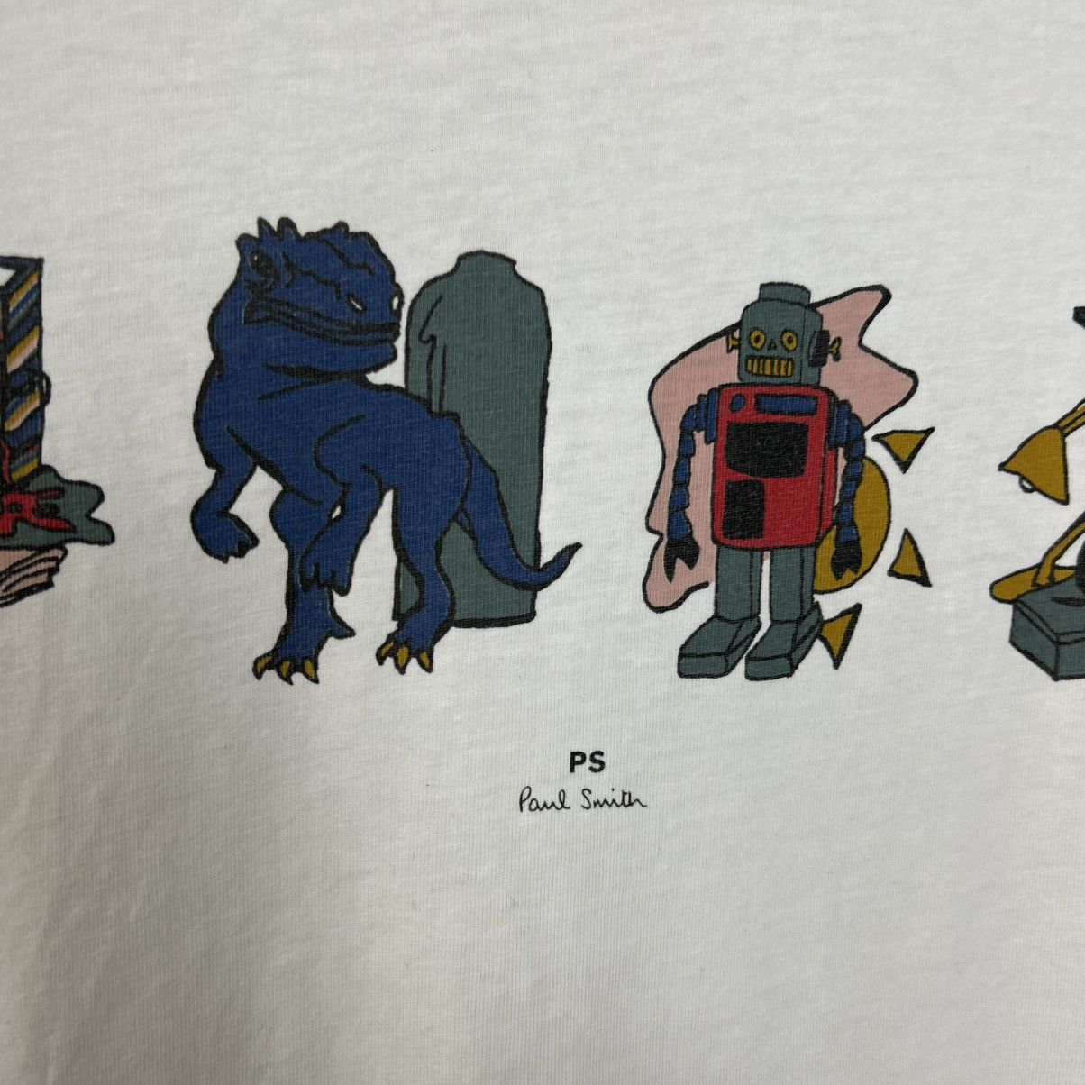Paul Smith Mens Paul Smith Big Logo Designer streetwear tee Size US L / EU 52-54 / 3 - 3 Thumbnail