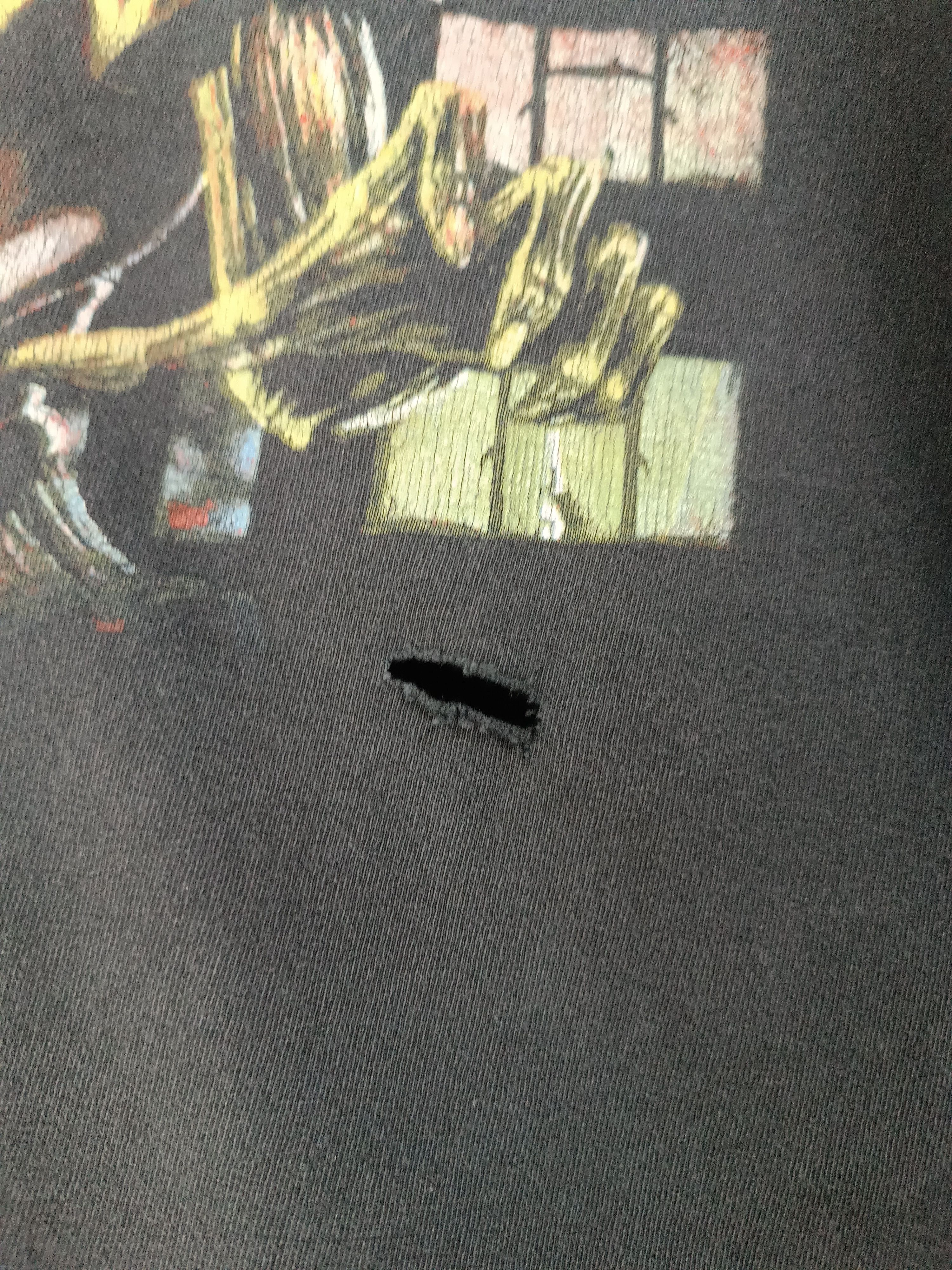 Band Tees THRASHED FADED VINTAGE IRON MAIDEN KILLERS METAL VERY RARE Size US XXL / EU 58 / 5 - 10 Thumbnail