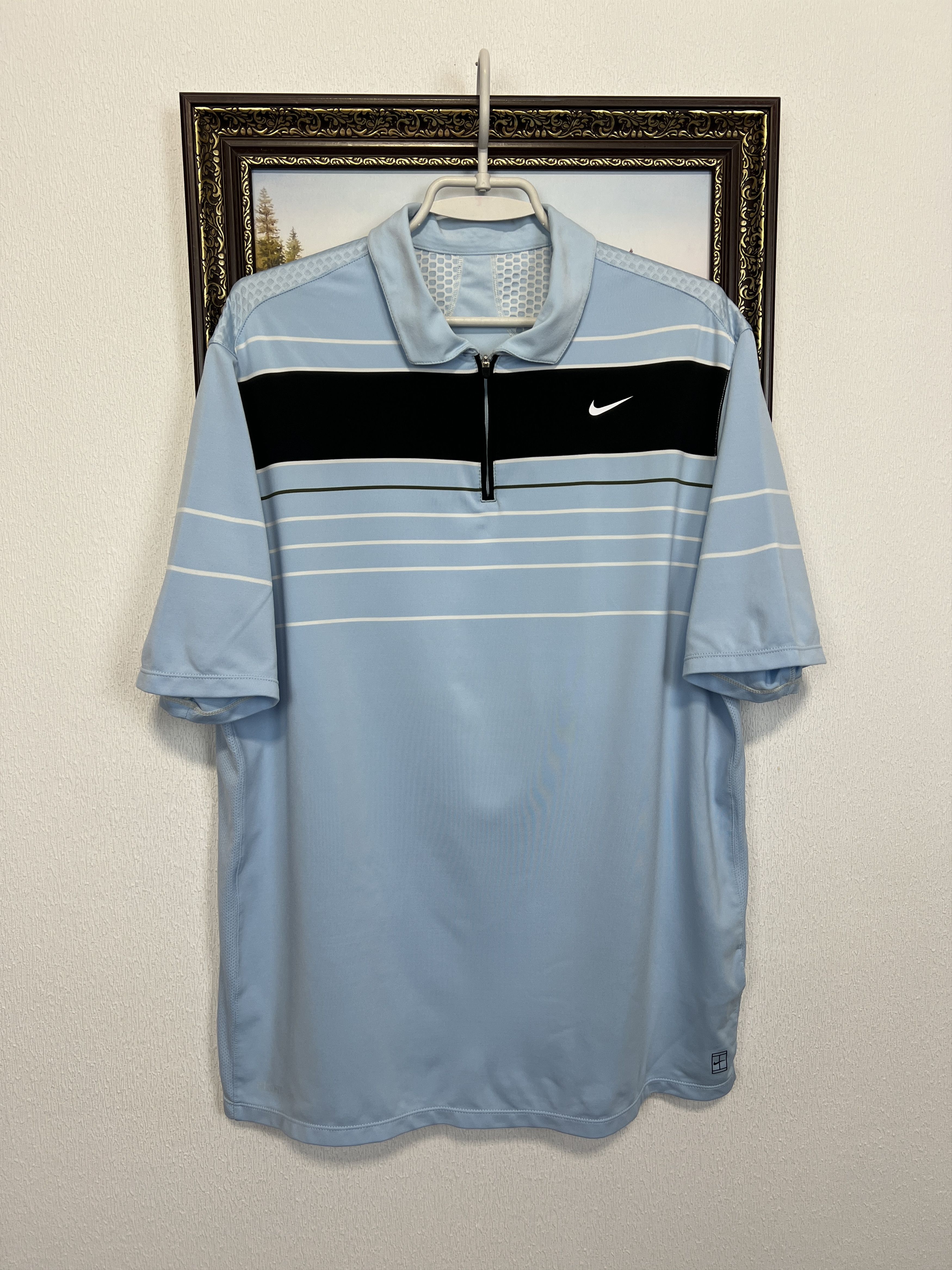 Nike 2007 Australian Open Roger Federer Court Tennis Shirt Jersey Size US L / EU 52-54 / 3 - 1 Thumbnail