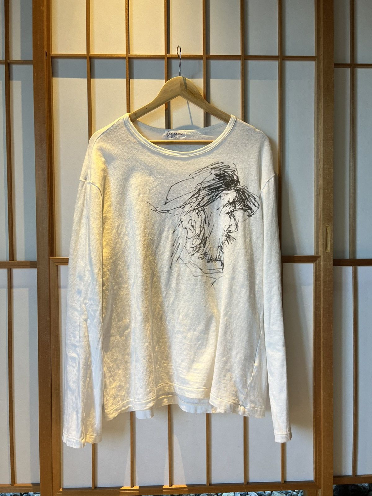 Yohji Yamamoto YOHJI YAMMAMOTO POR HOMME 2016 smiling yohji long sleeve Size US L / EU 52-54 / 3 - 2 Thumbnail