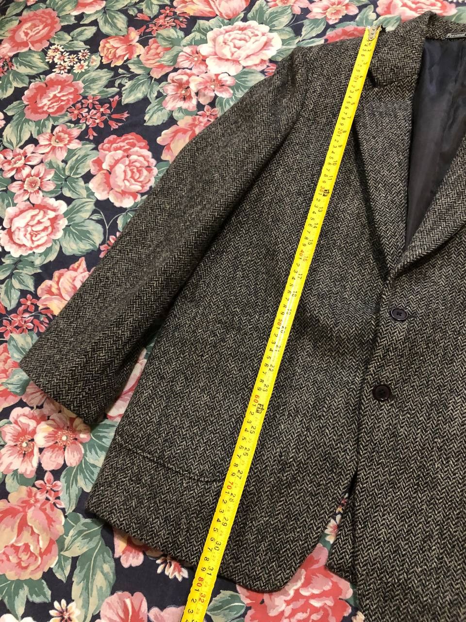 Harris Tweed Vintage Blazer Harris Tweed 100% wool streetwear Y2K Size 48R - 11 Thumbnail
