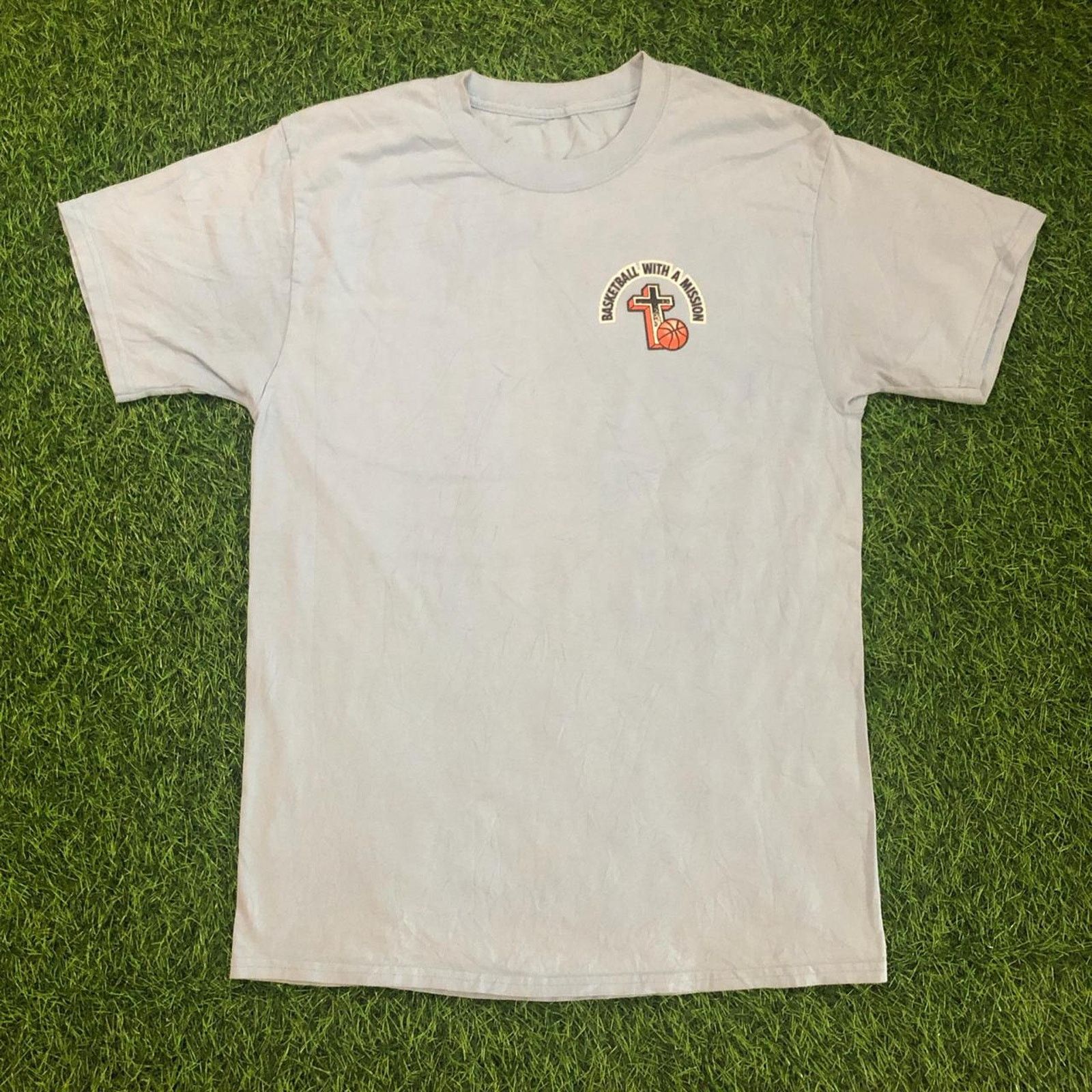 Other Light Blue ‘Basketball With A Mission’ Graphic Tee Size US S / EU 44-46 / 1 - 1 Thumbnail