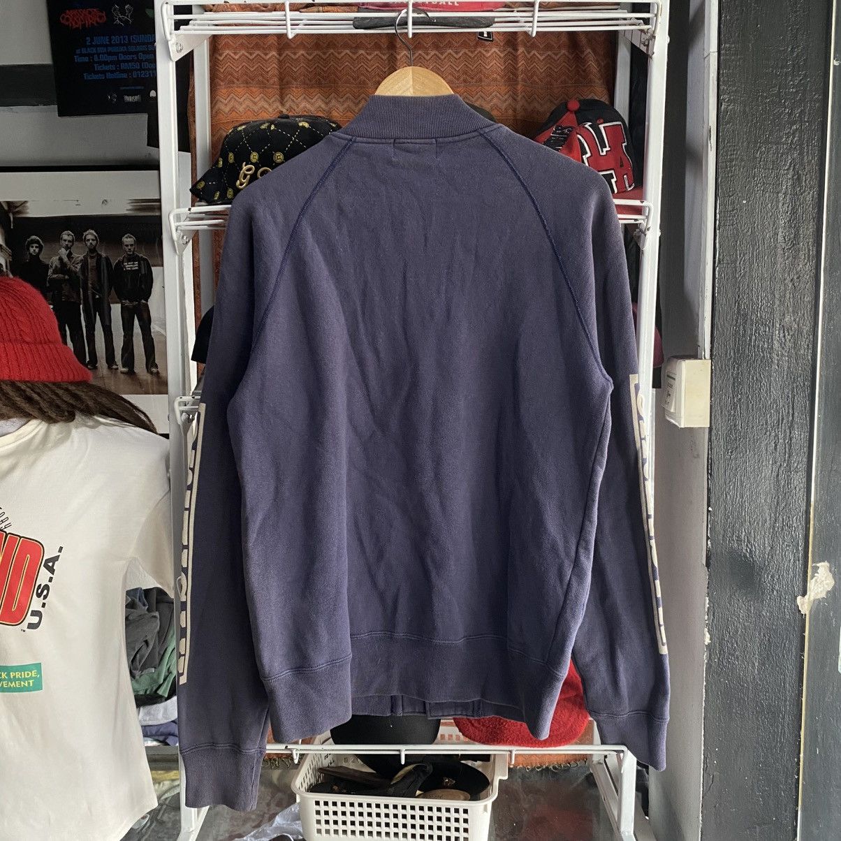 Hysteric Glamour VINTAGE‼️Hysteric Glamour Faded Blue Varsity Jacket Size US L / EU 52-54 / 3 - 2 Thumbnail