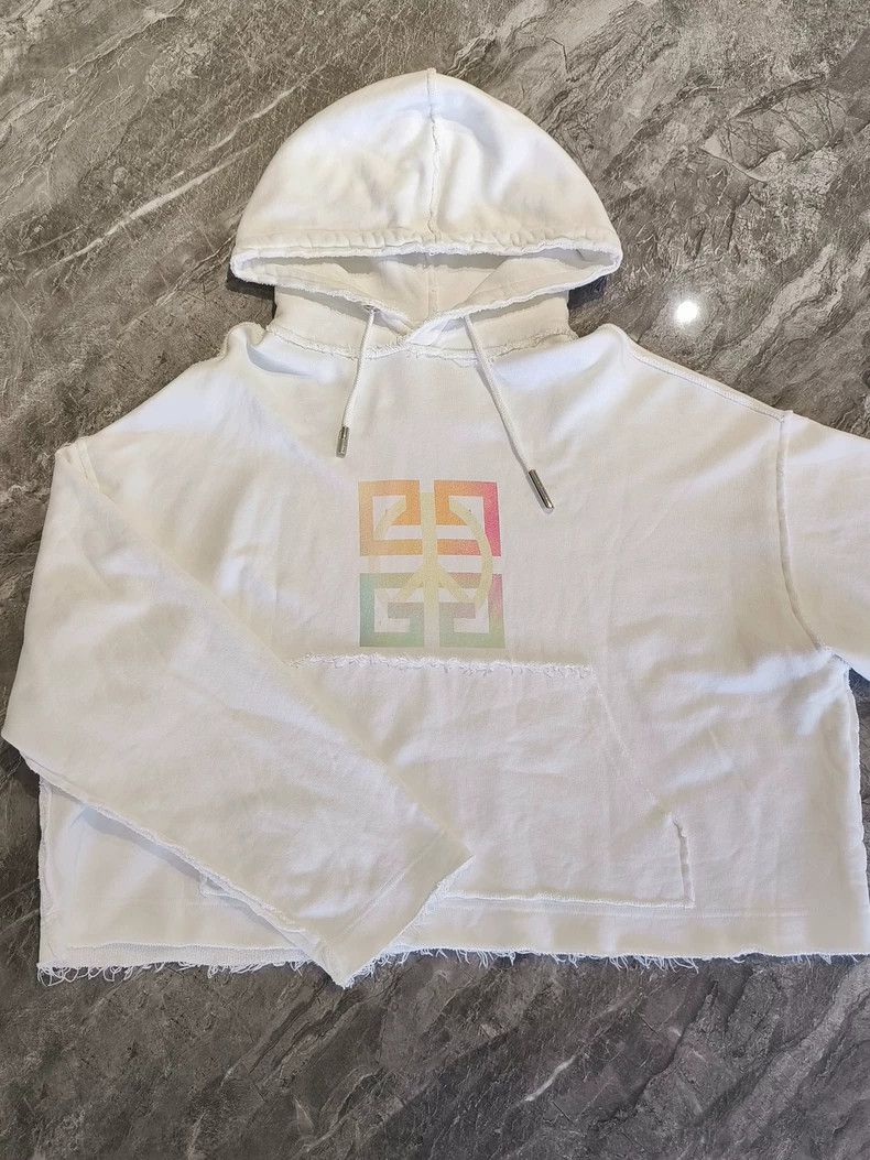 Givenchy Givenchy Distressed Style Hoodie Size US S / EU 44-46 / 1 - 1 Thumbnail