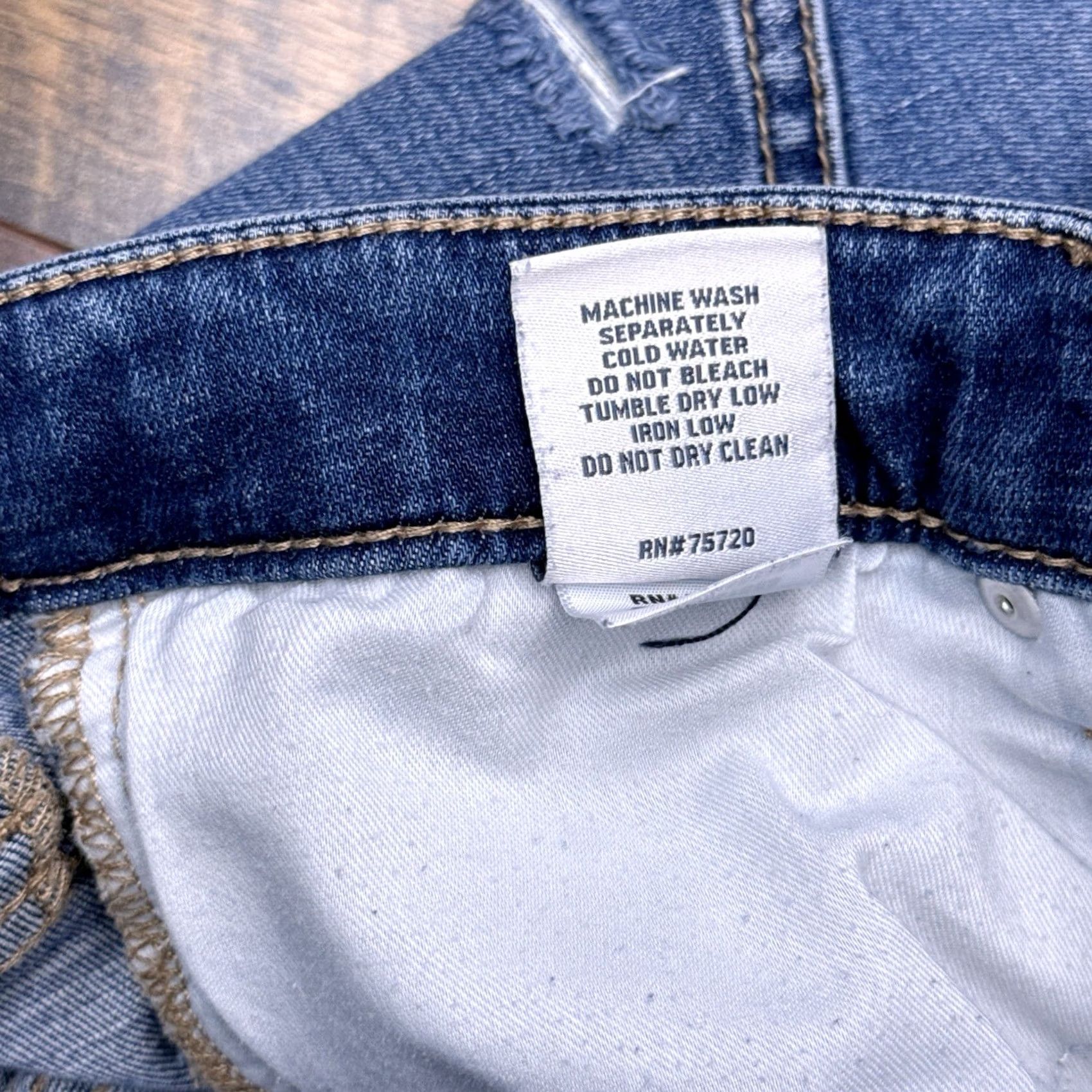 BKE BKE Parker Jeans Womens 27 High Rise Stretch Distressed Jeans Slim Skinny Blue 5-Pocket City Size 27" / US 4 / IT 40 - 6 Thumbnail