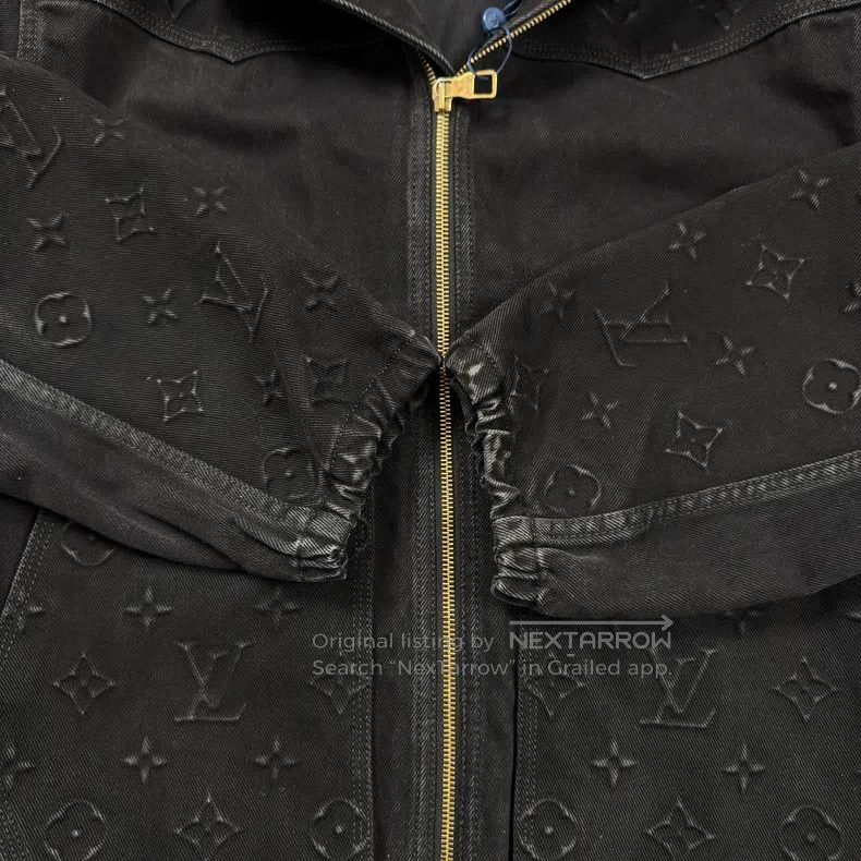 Louis Vuitton Louis Vuitton Black lumberjack full-print hooded denim jac Size US M / EU 48-50 / 2 - 3 Thumbnail