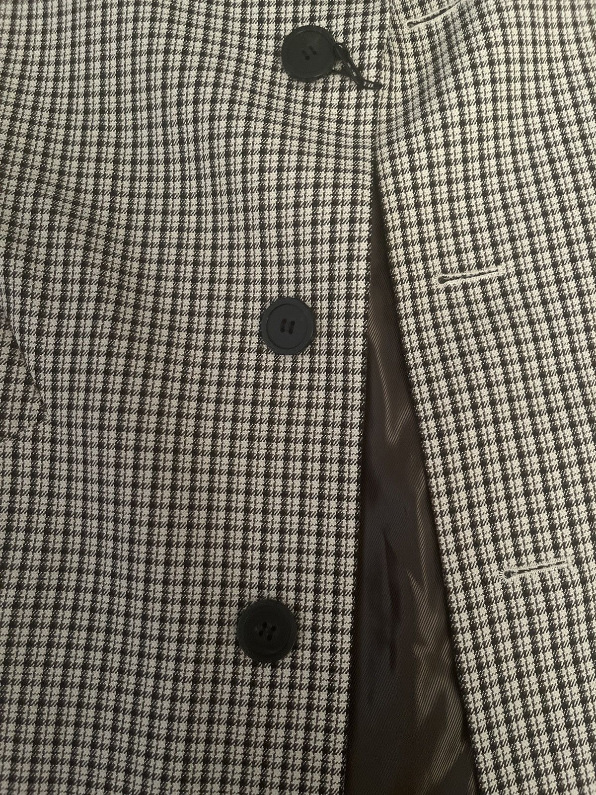 Solid Homme Beige check coat Size US S / EU 44-46 / 1 - 2 Thumbnail