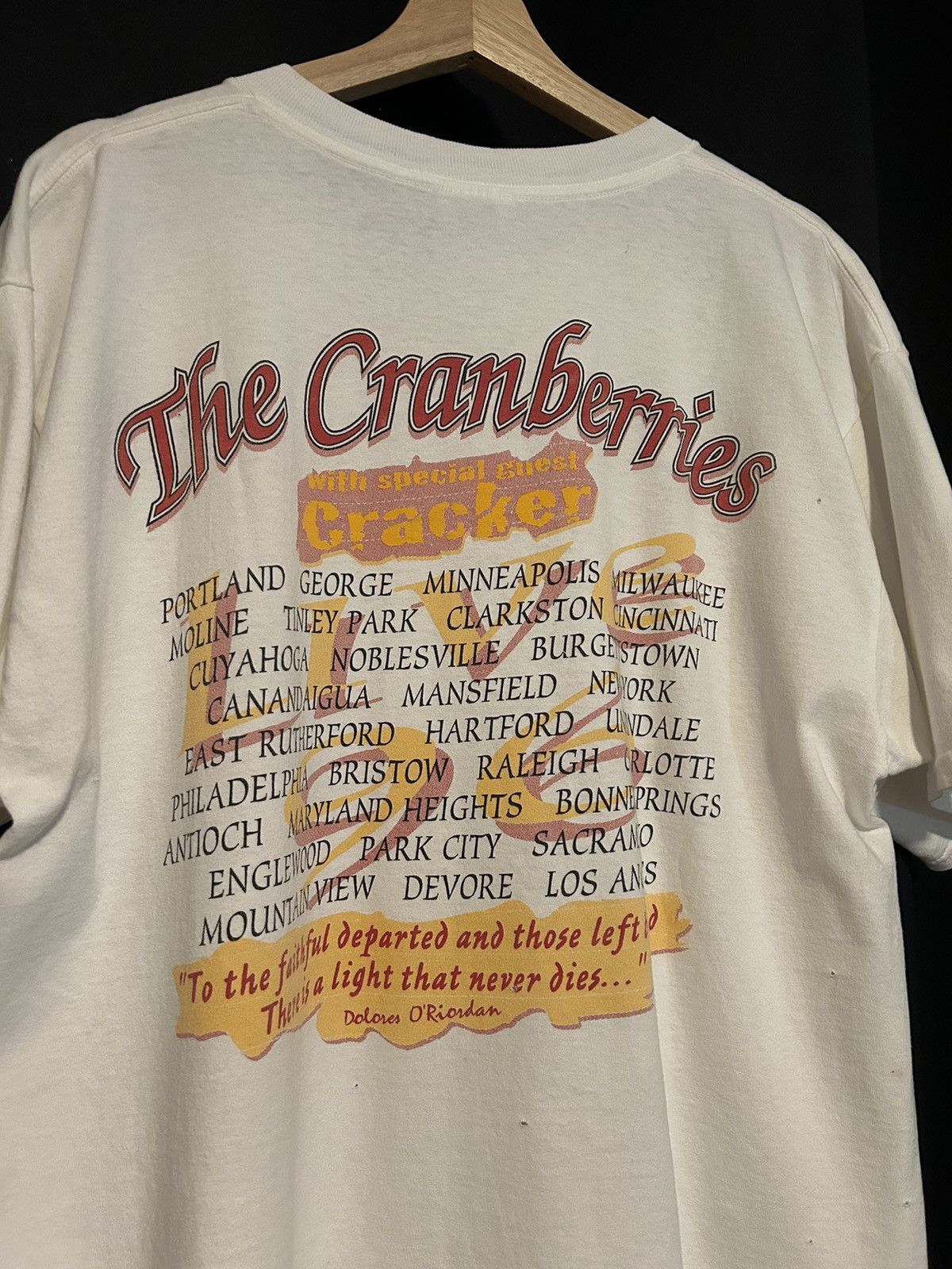 Band Tees *RARE* Vintage 90’s The Cranberries Faithful Departed Shirt Size US XL / EU 56 / 4 - 4 Thumbnail