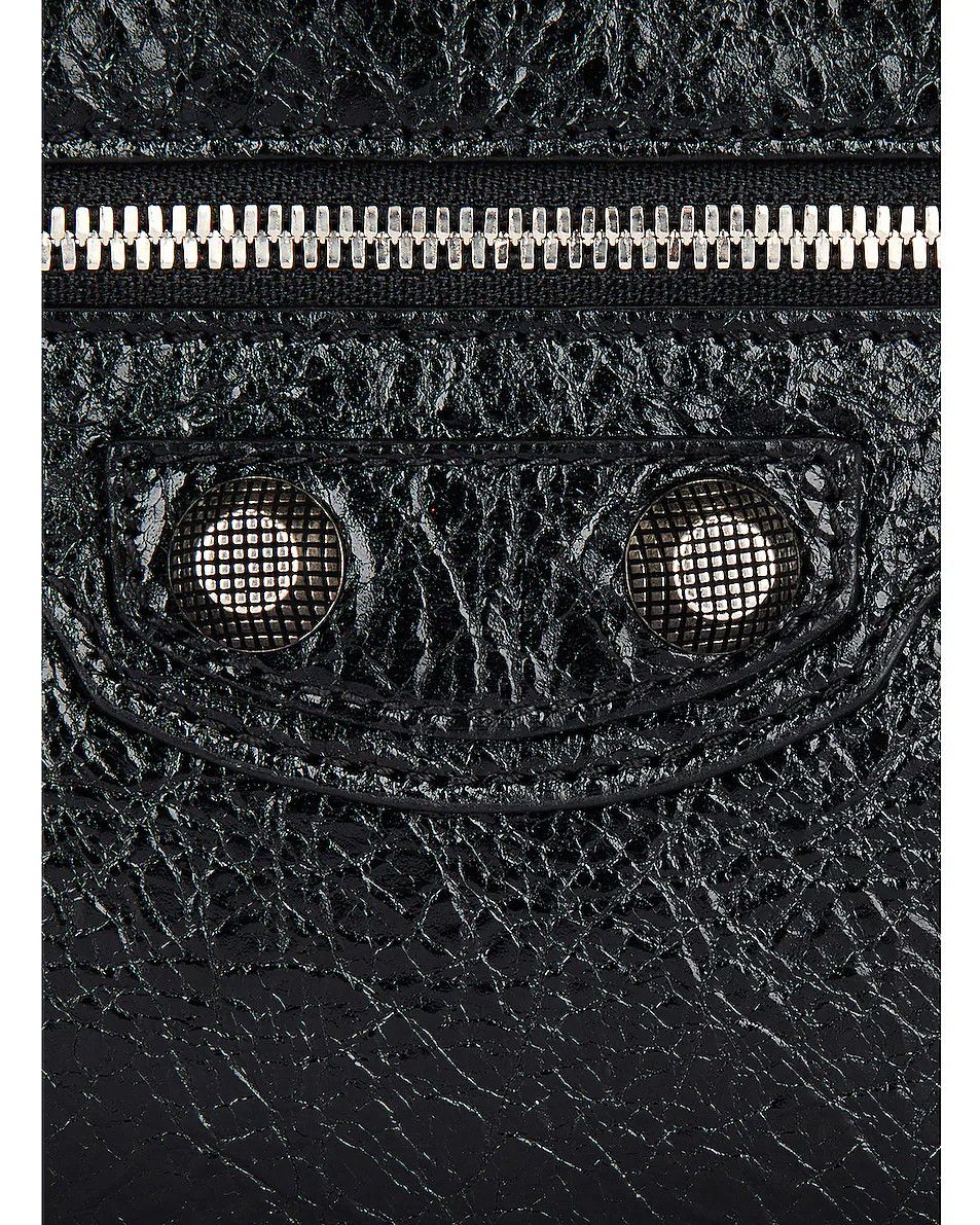 Balenciaga o1bcso1str0924 Size: OS / Le Cagole Phone Pouch in Black Size ONE SIZE - 7 Thumbnail