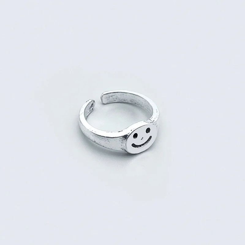 Other Retro Smile Face Ring Size ONE SIZE - 6 Thumbnail
