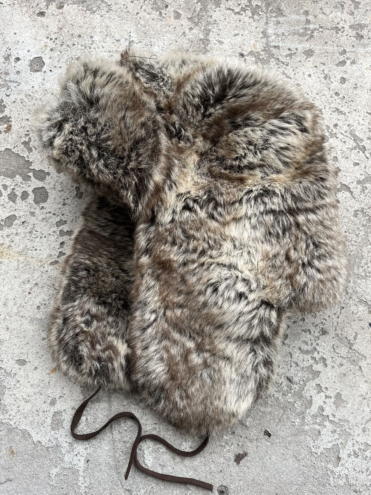Hysteric Glamour × If Six Was Nine × Le Grande Bleu (L.G.B.) 90s Japanese Fur Faux Fuzzy Trapper Mohair Ushanka Hat Y2K Size ONE SIZE - 1 Thumbnail