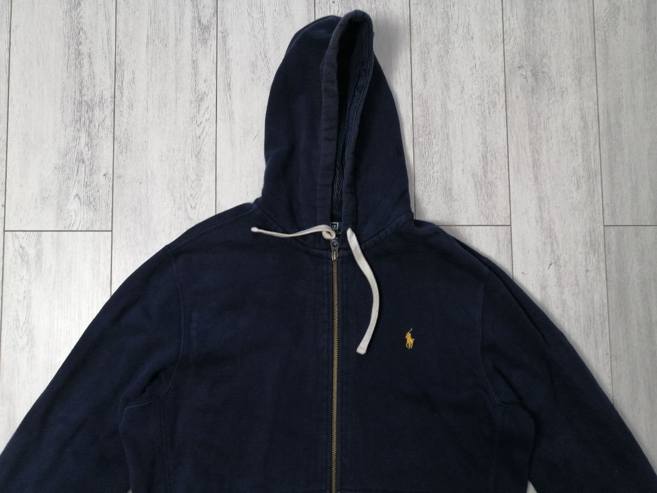 Polo Ralph Lauren Vintage Blue Polo Ralph Lauren Zip Up Hoodie RRL Hype Y2K Size US XL / EU 56 / 4 - 2 Thumbnail