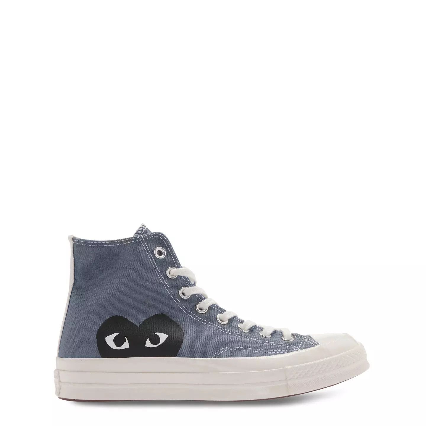 Comme des Garcons PLAY o1g2r1mq0426 Chuck Logo High Top Trainers in Grey Size US 11 / EU 44 - 1 Thumbnail