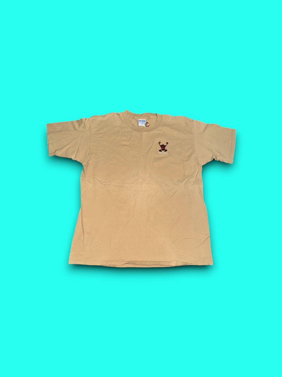 Warner Bros Vintage Taz looney tunes Arizona embroidered logo t-shirt XL Size US XL / EU 56 / 4 - 2 Thumbnail